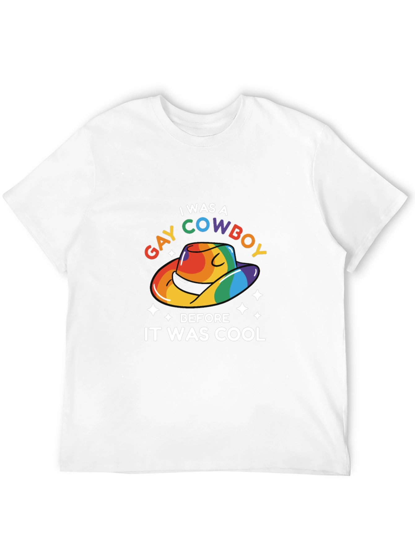 Black Gay Cowboy T-Shirt - Pride & Humor view 12