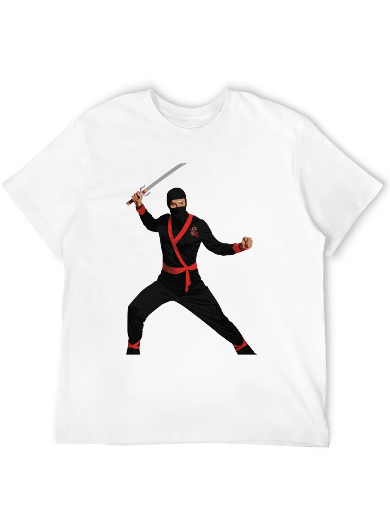 Black Ninja Graphic T-Shirt - Martial Arts Tee view 12