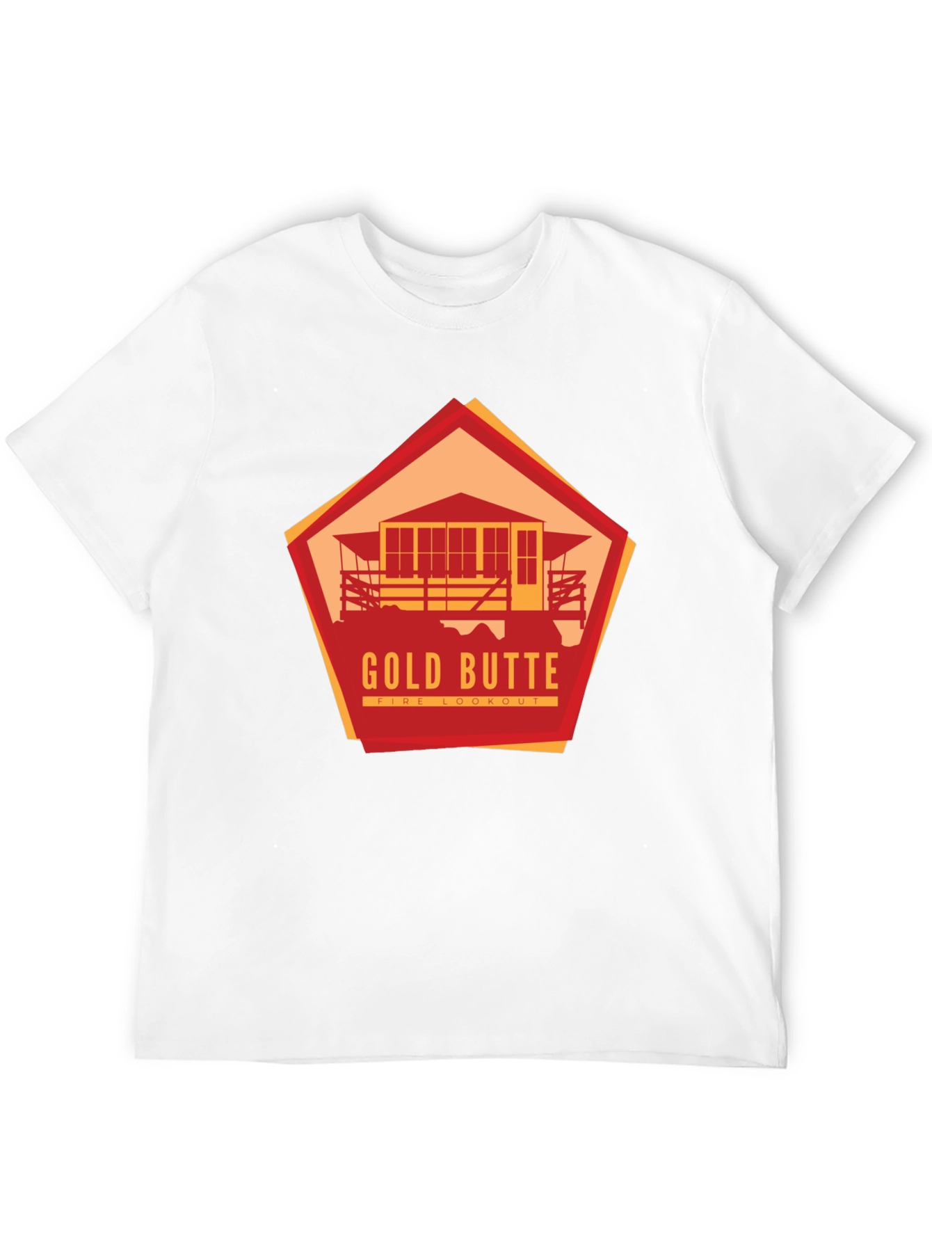 Black Gold Butte Fire Lookout Graphic Tee view 12