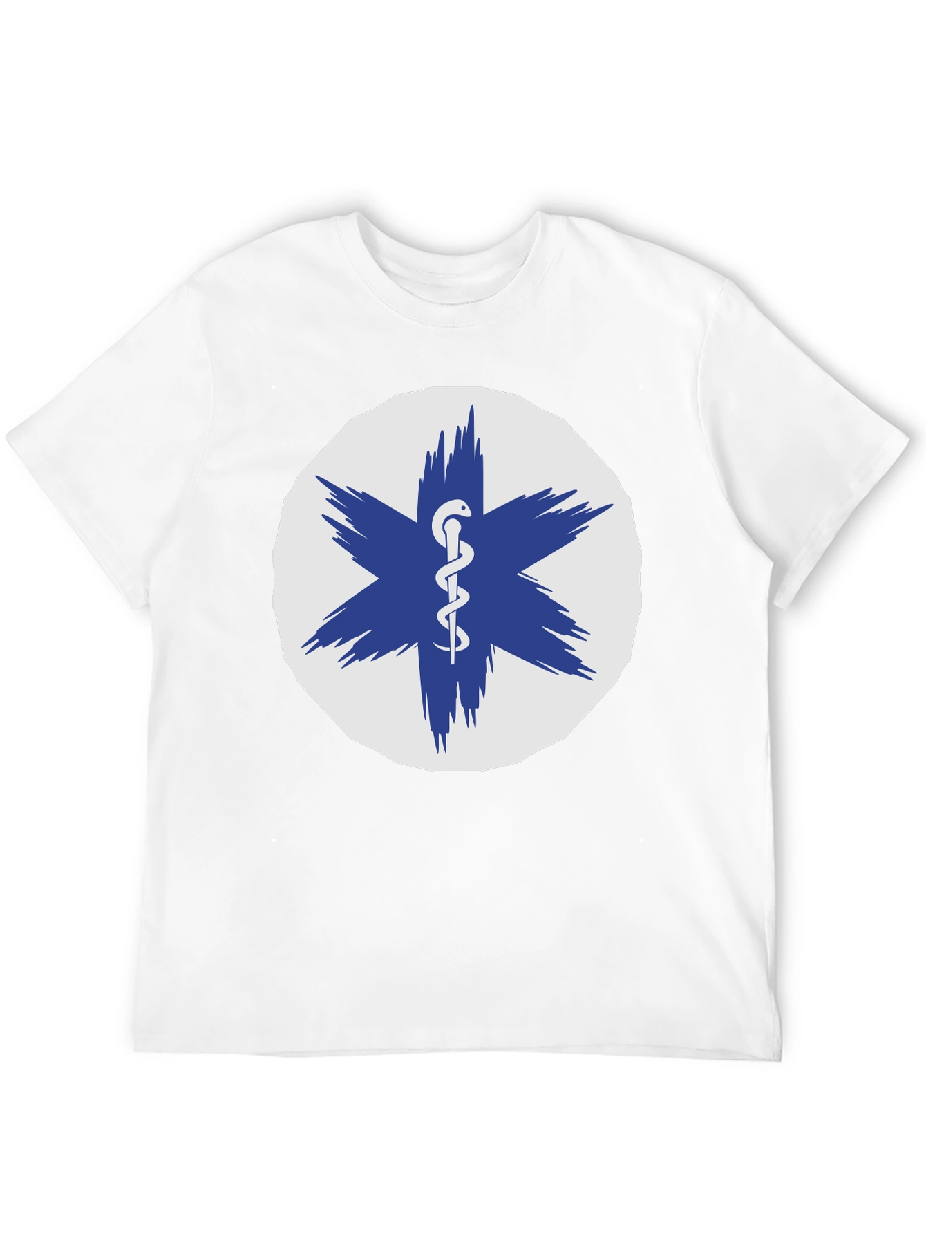 Black Medical Star of Life Black T-Shirt view 12