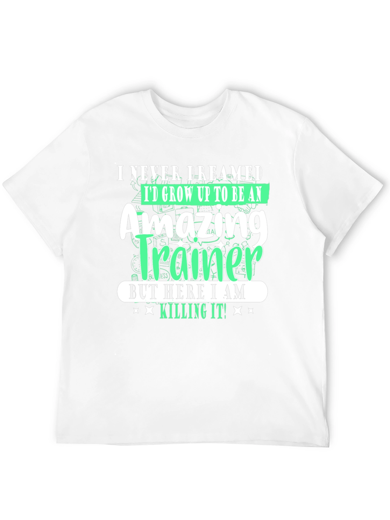 Black Amazing Trainer Graphic T-Shirt view 12