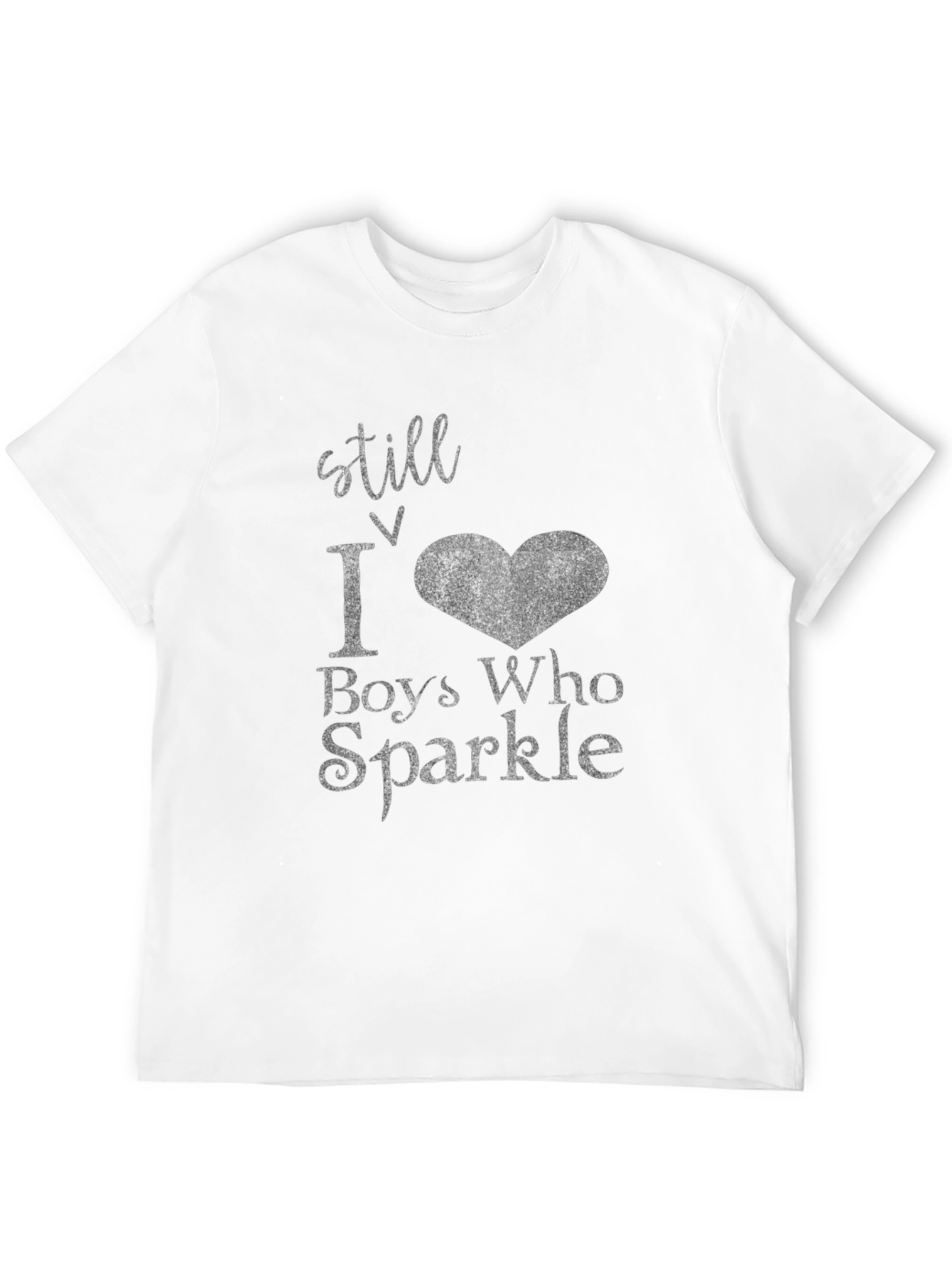 Black Still Love Boys Who Sparkle Black T-Shirt view 12
