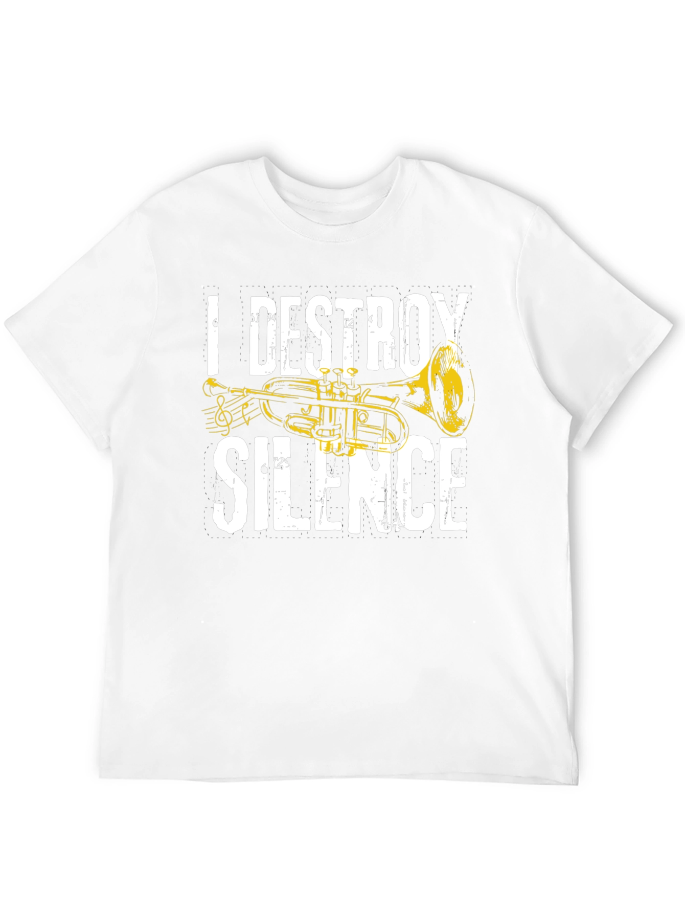 Black I Destroy Silence T-Shirt - Musician Tee view 12