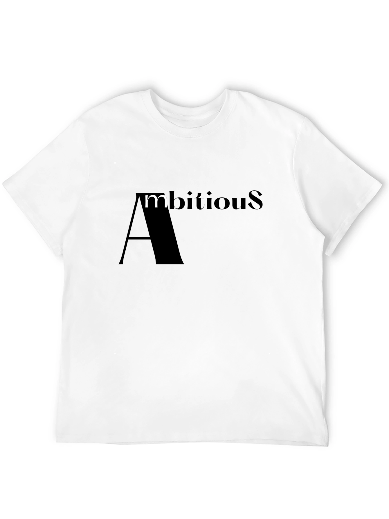 Black Ambitious Graphic Black T-Shirt view 12