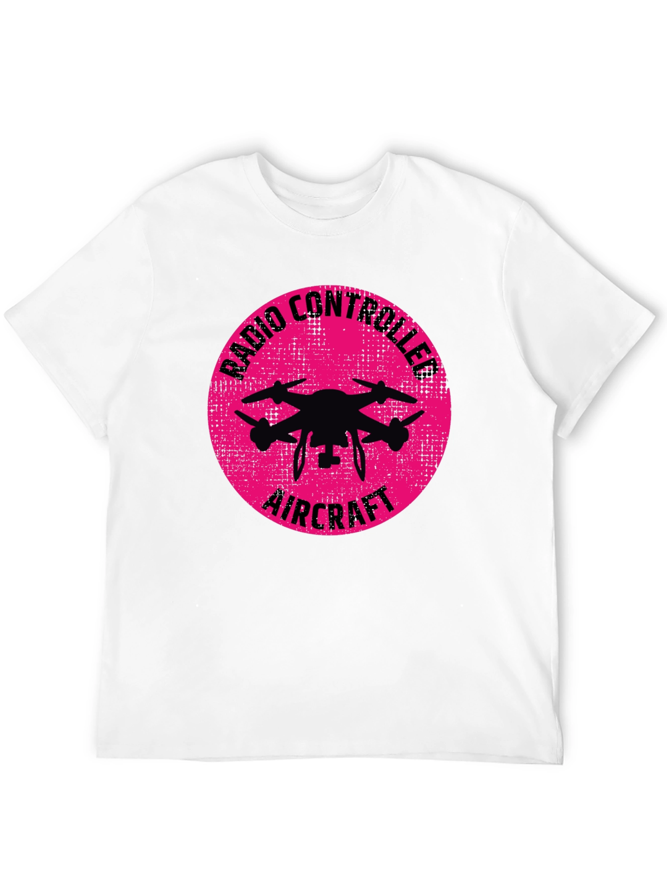 Black Radio Controlled Aircraft Graphic Tee view 12