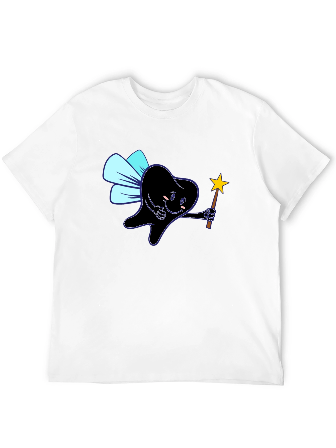 Black Tooth Fairy T-Shirt - Fun Dentist Tee view 12