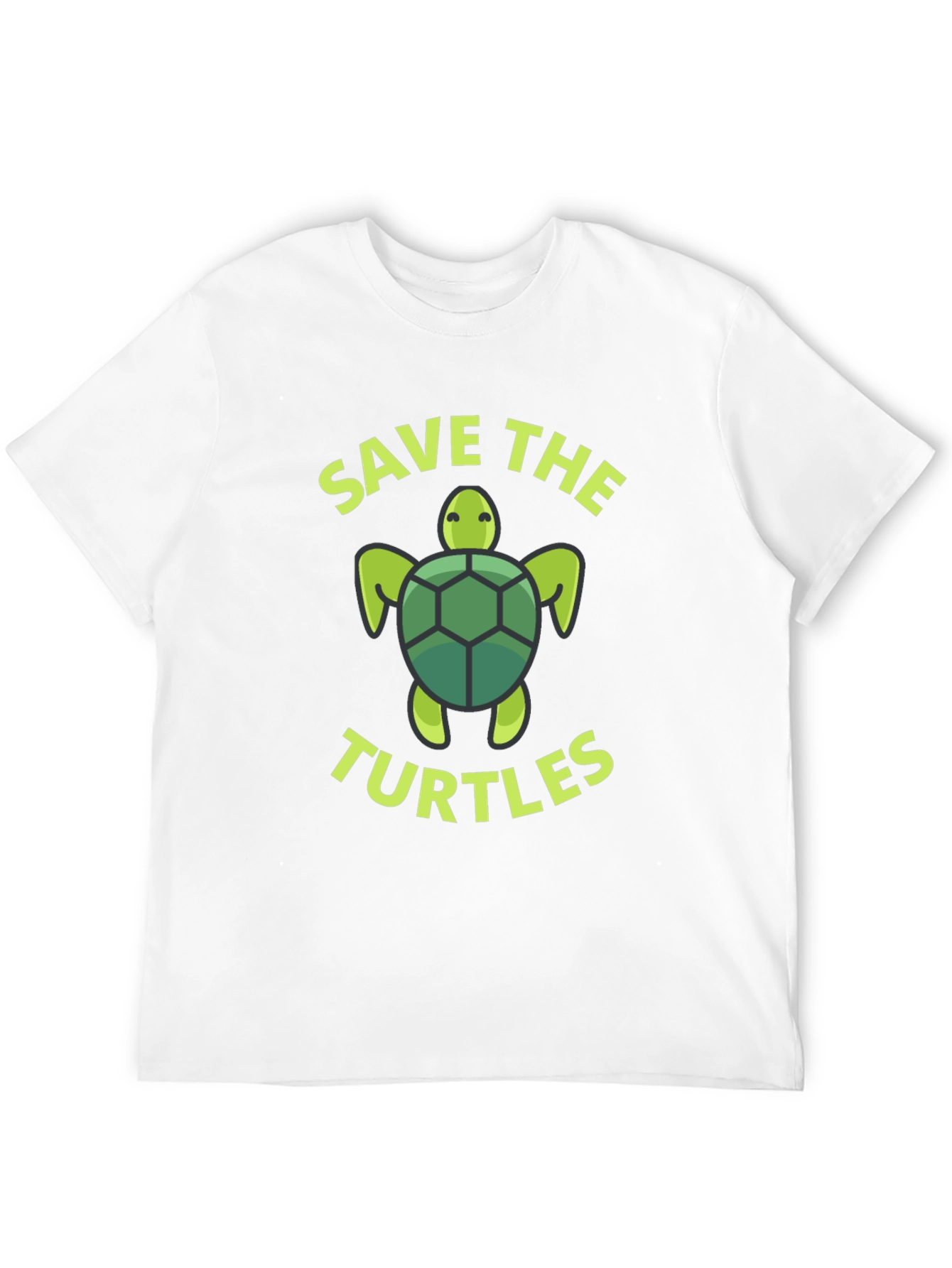Black Save the Turtles Graphic Tee view 12