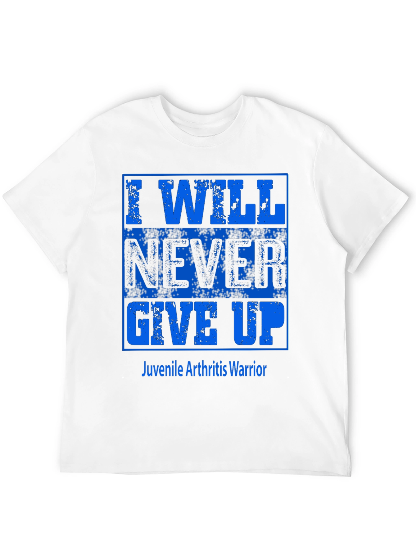 I Will Never Give Up - Juvenile Arthritis Warrior T-Shirt - 12