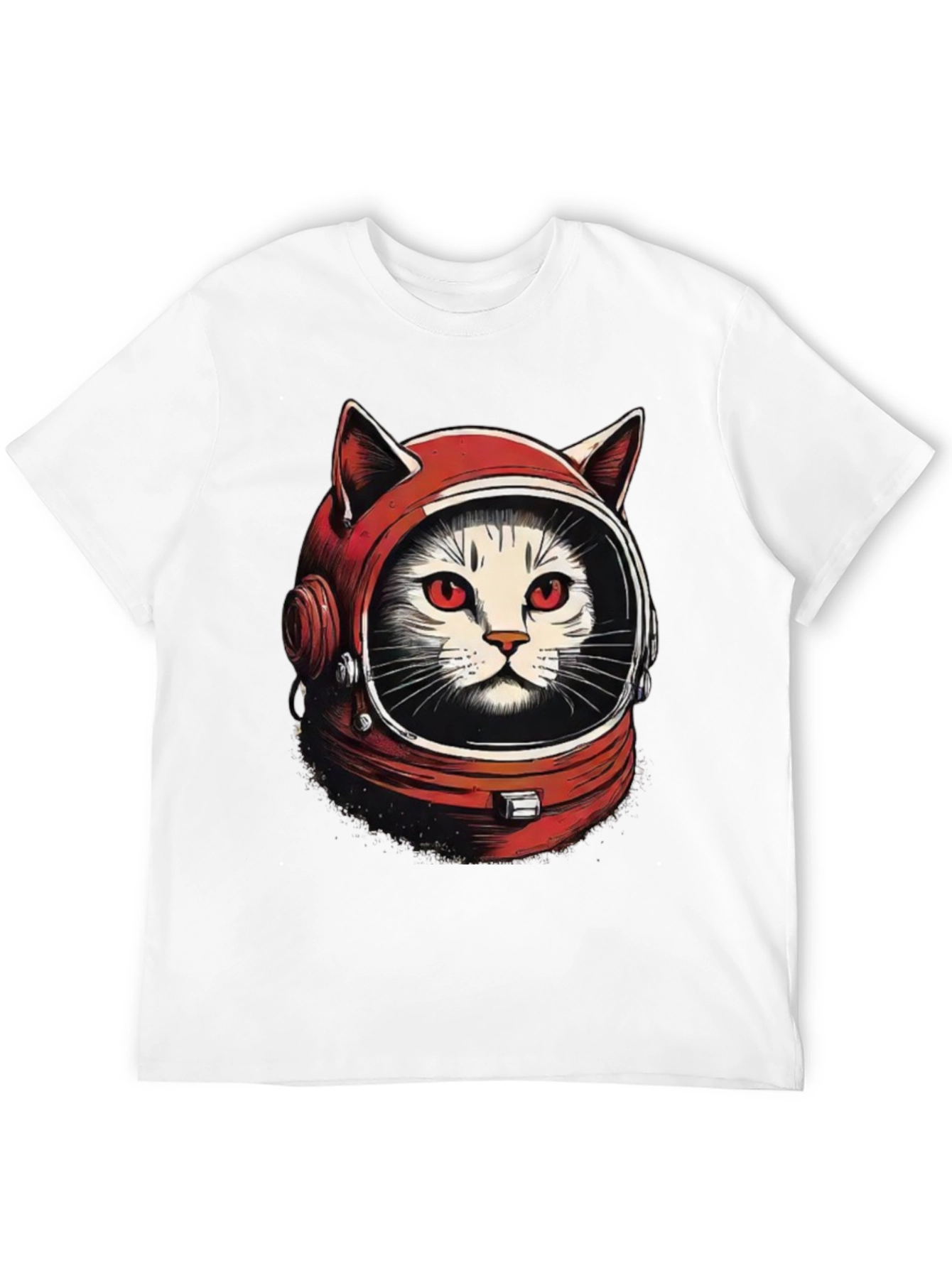 Black Catstronaut Graphic T-Shirt view 12