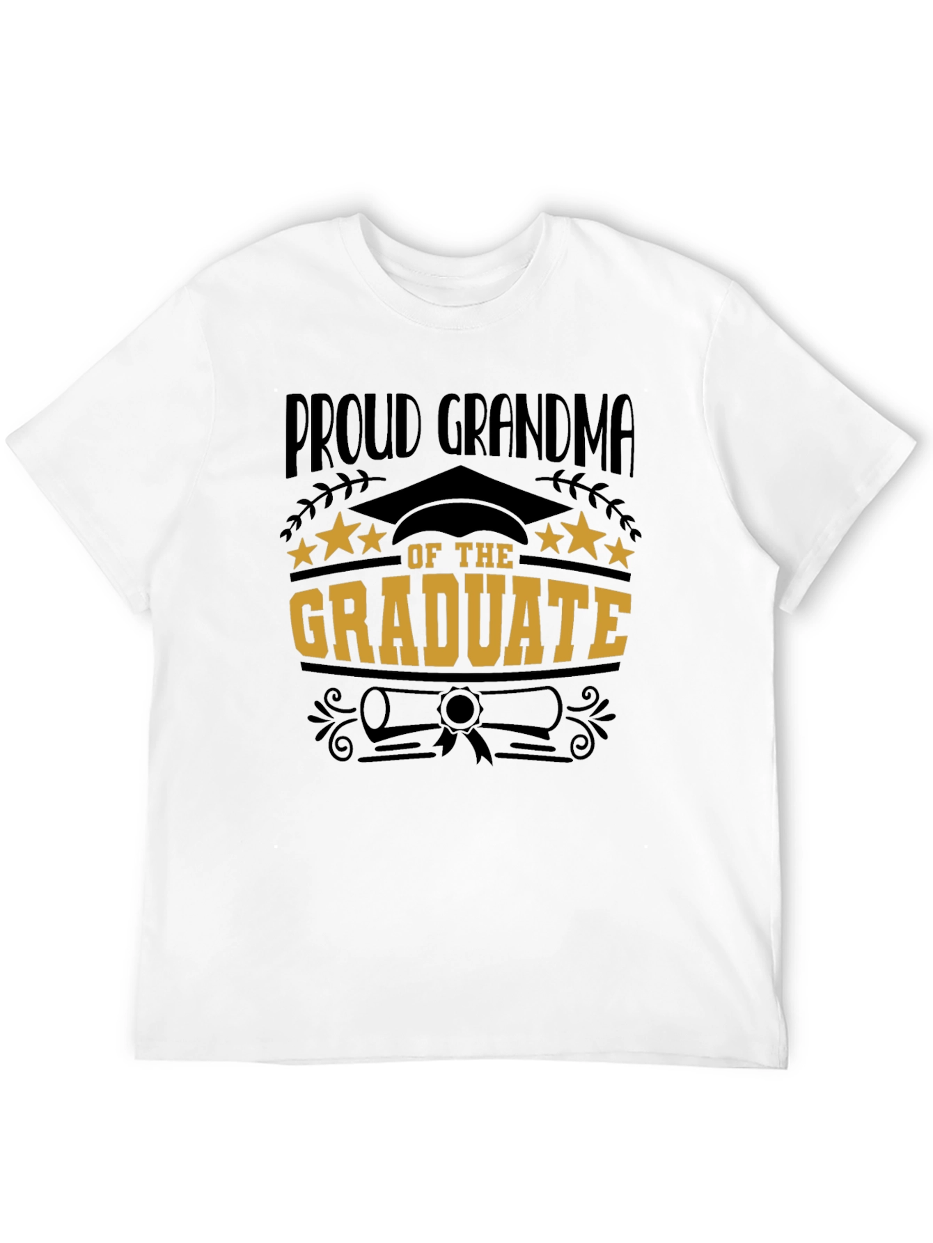 Black Proud Grandma of the Graduate T-Shirt view 12