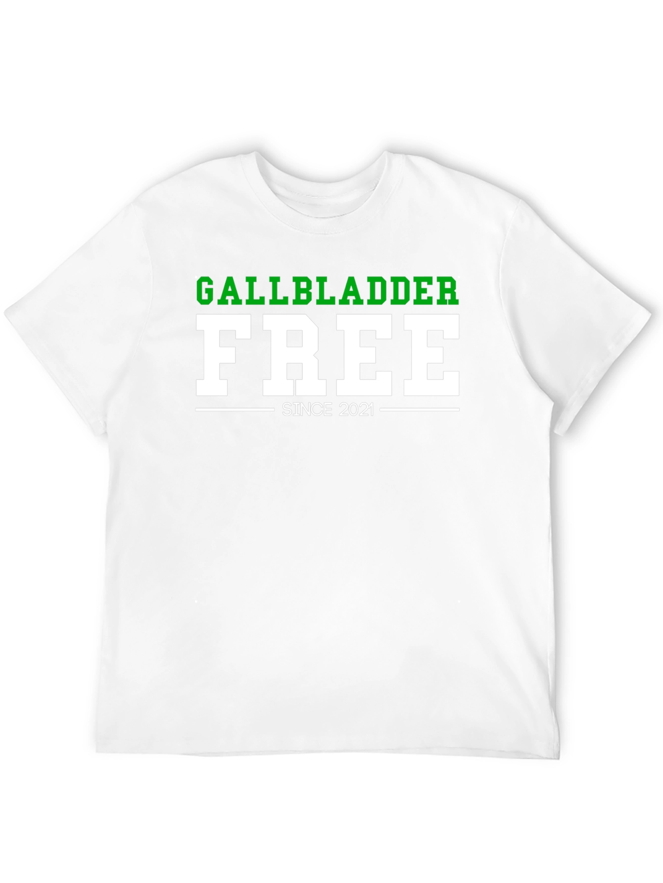 Black Gallbladder Free Since 2021 Funny T-Shirt view 12