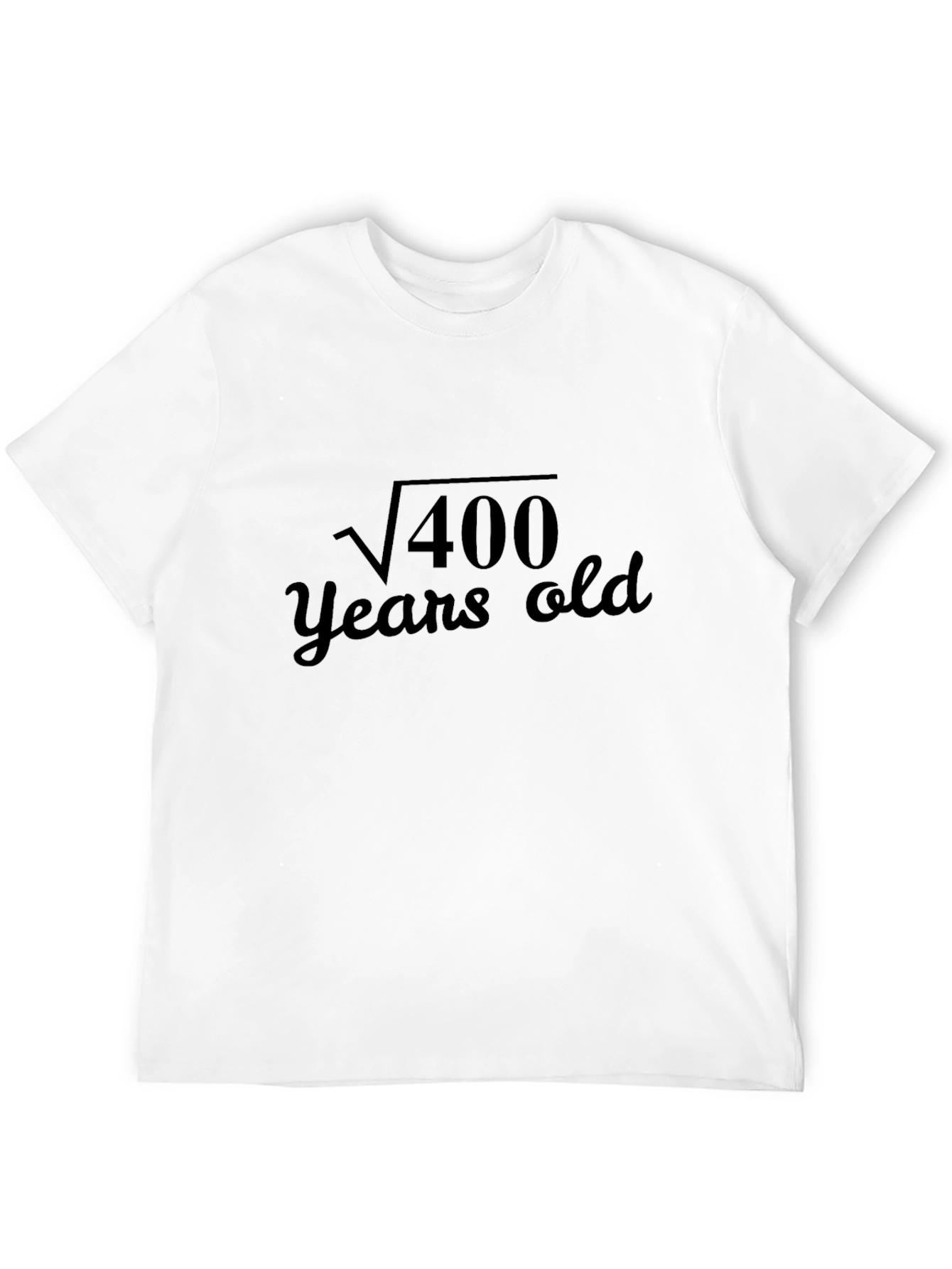 Black Funny 20 Years Old Math T-Shirt Birthday Gift view 12