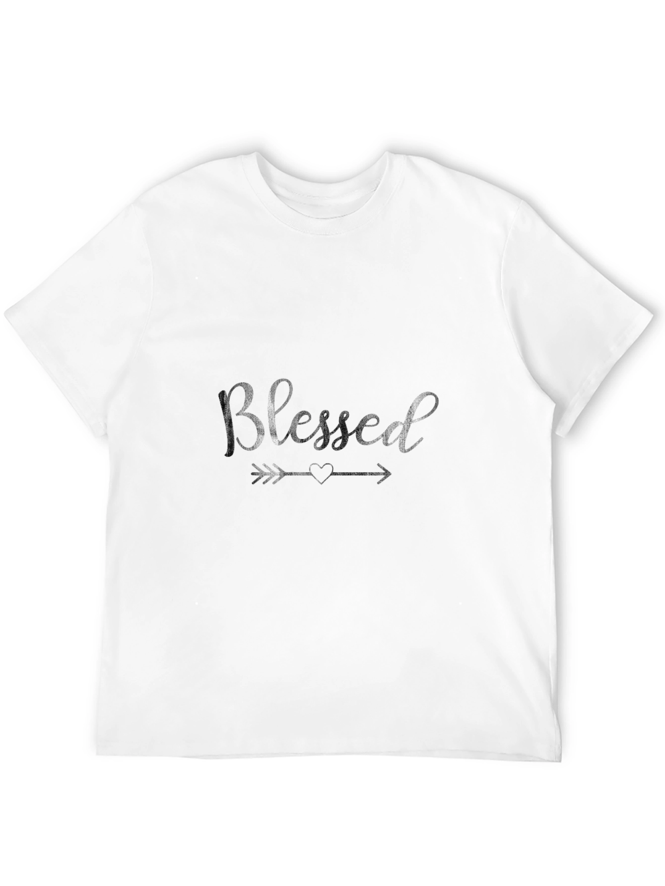 Black Blessed Graphic T-Shirt - Stylish and Comfortable view 12
