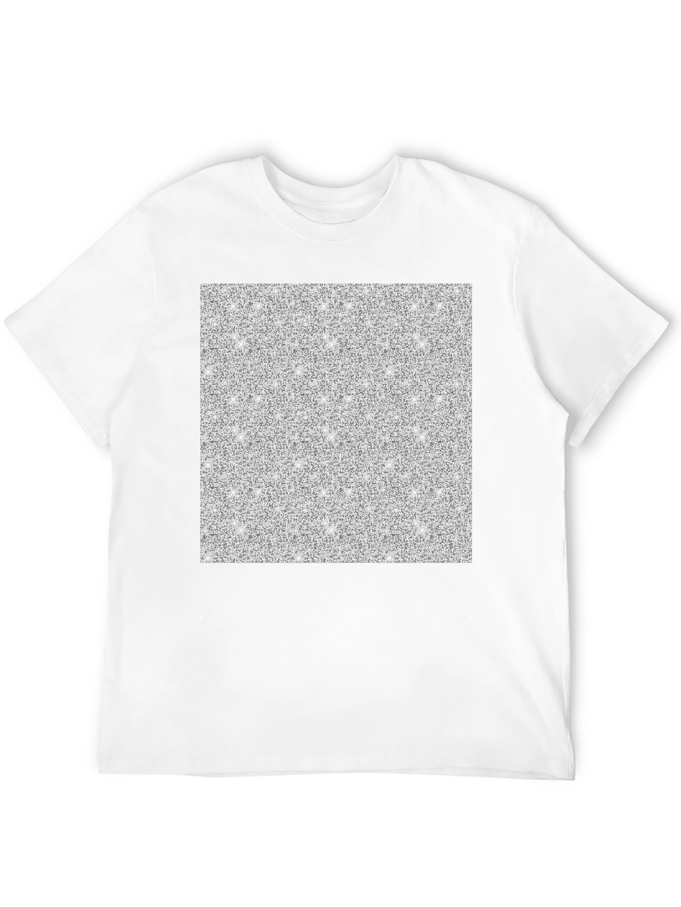 Black Abstract Pattern Black T-Shirt view 12