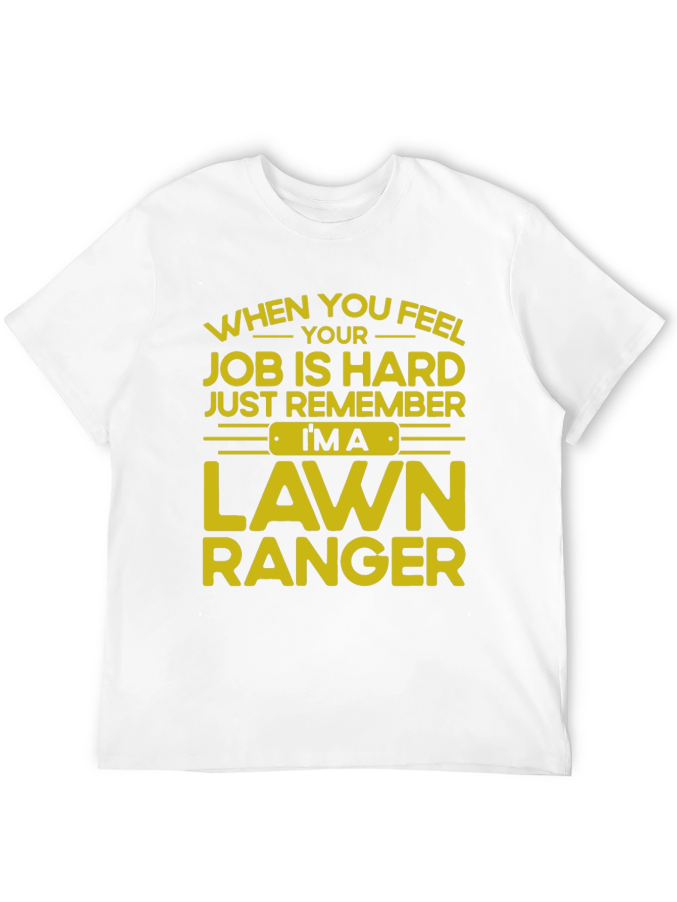 Black Lawn Ranger T-Shirt - Funny Job Pride Tee view 12