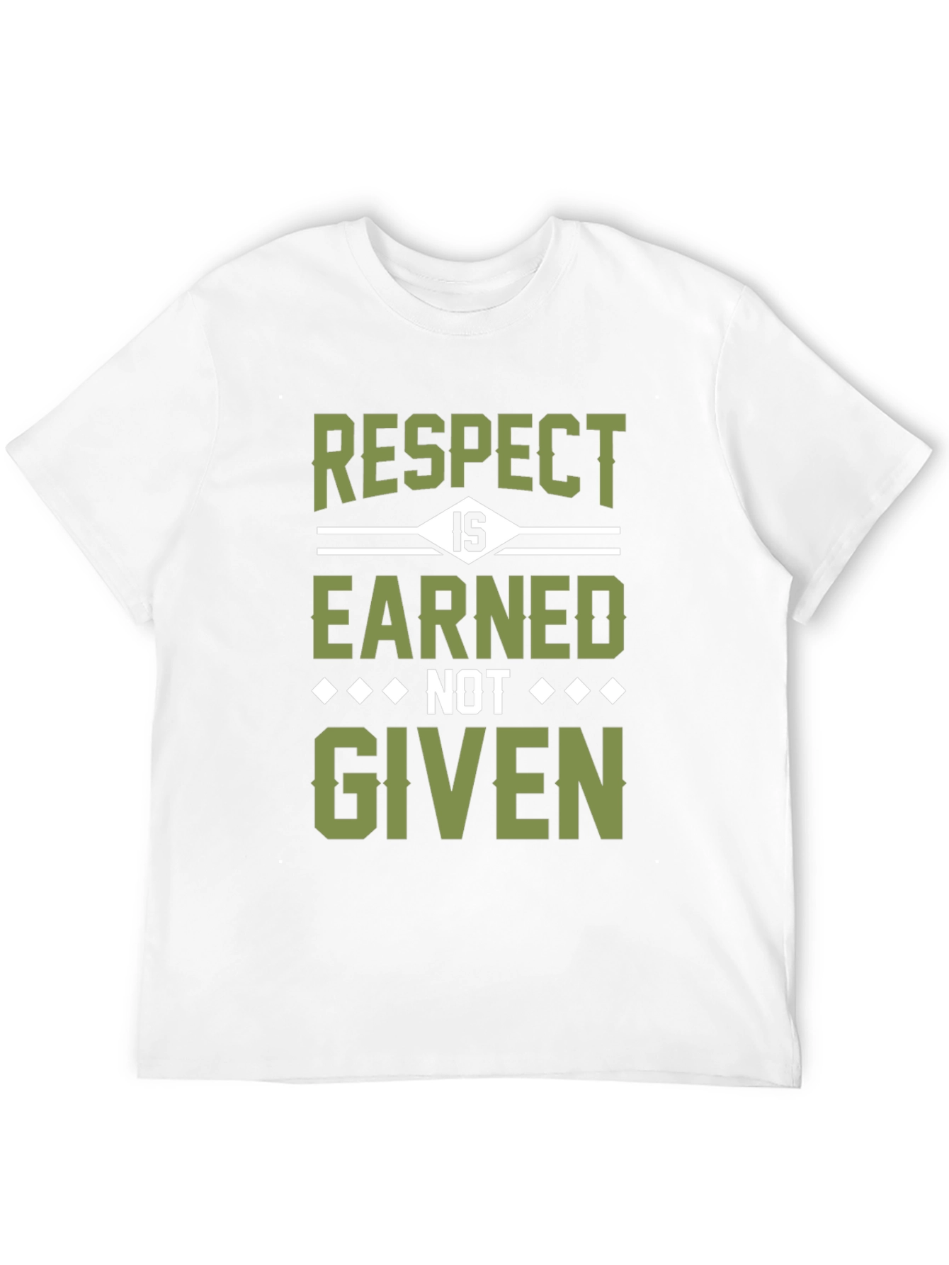 Black Respect is Earned T-Shirt view 12