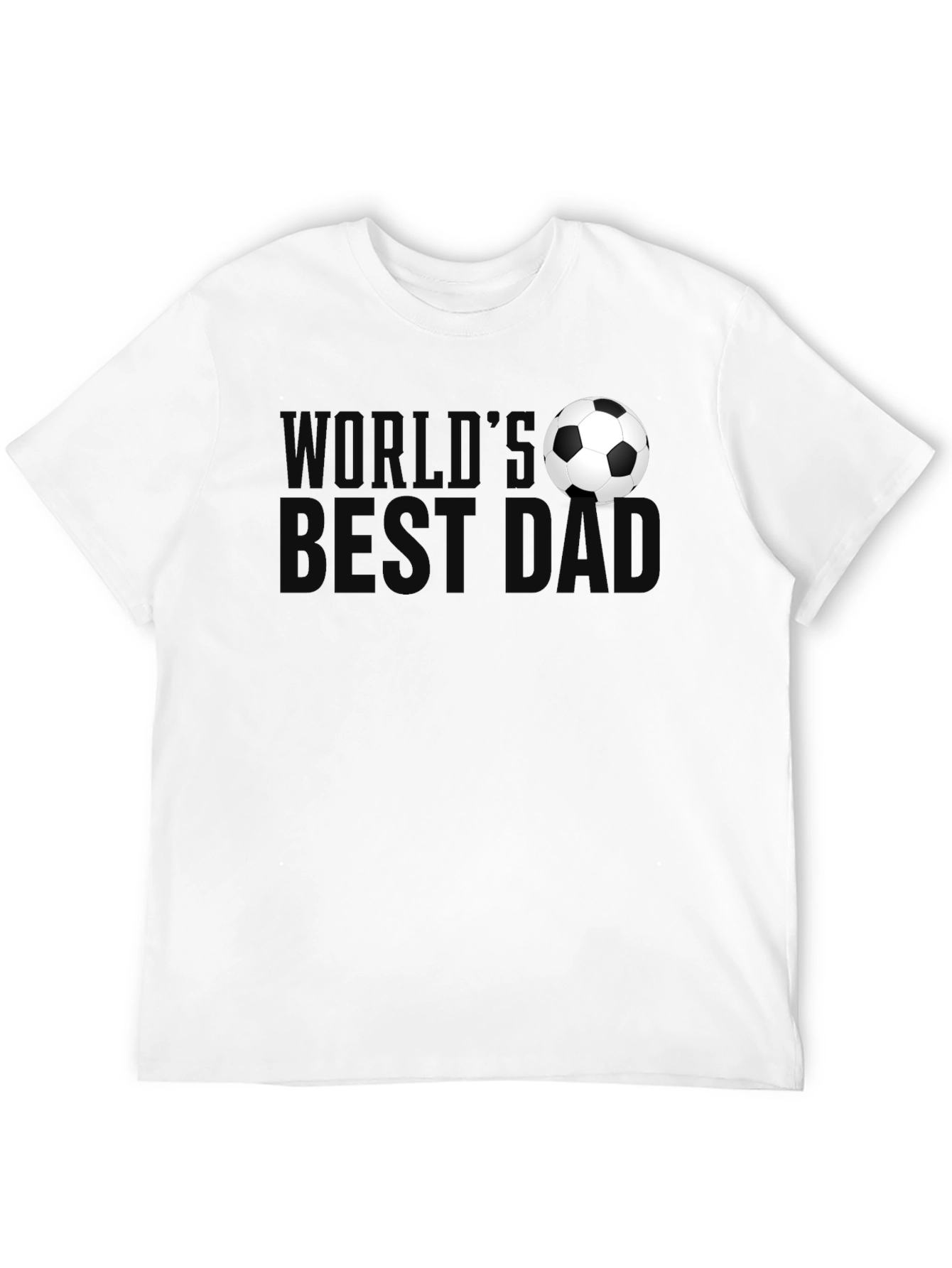 Black World's Best Dad Soccer Graphic Tee view 12