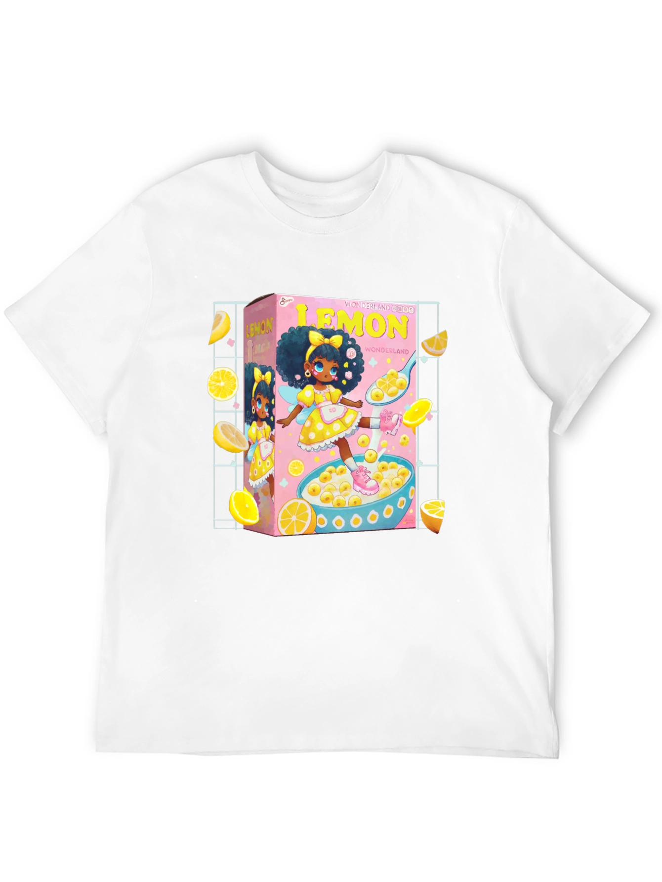 Black Lemon Wonderland Cereal T-Shirt view 12