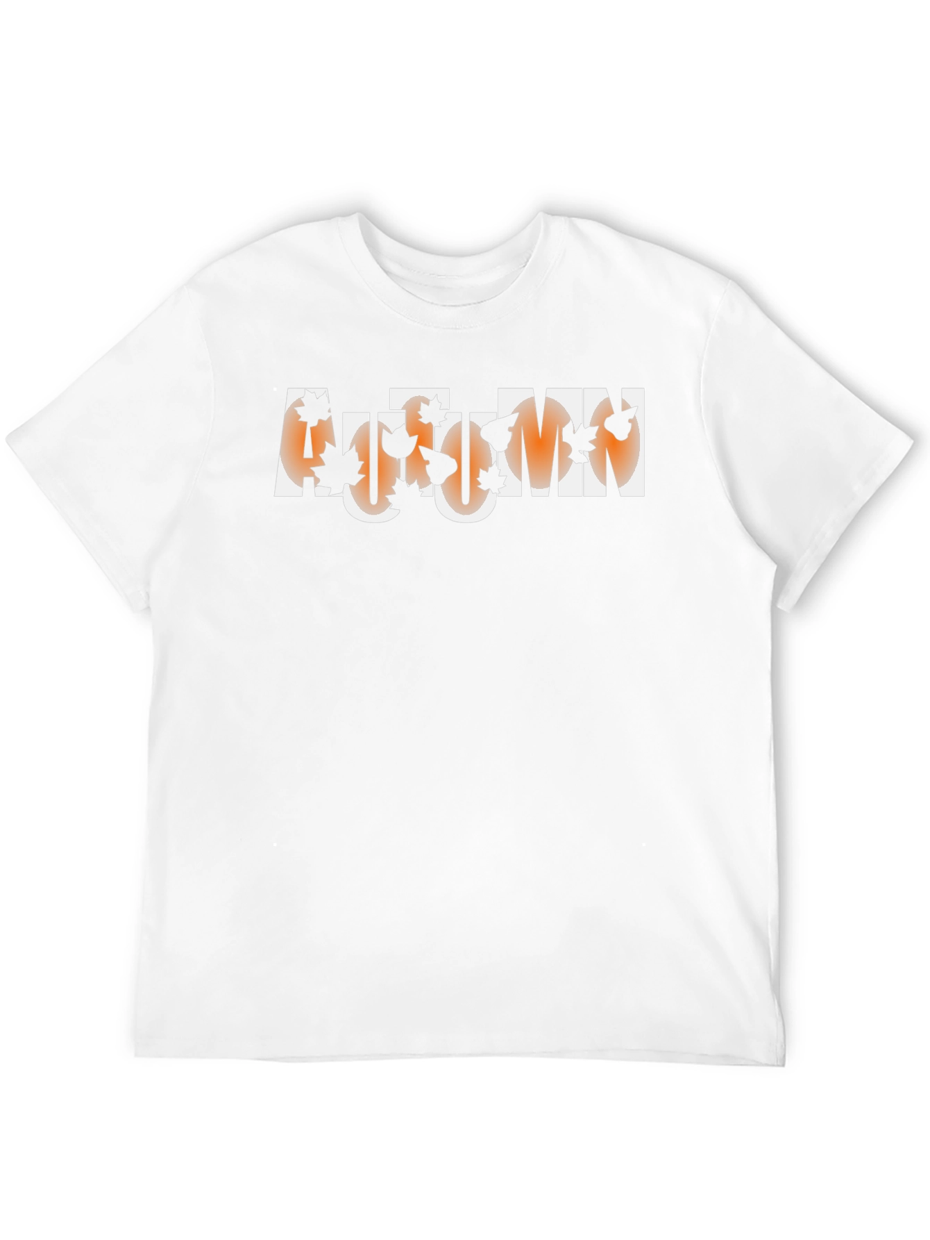 Black Autumn Leaves Graphic Tee - Men's Black T-Shirt view 12