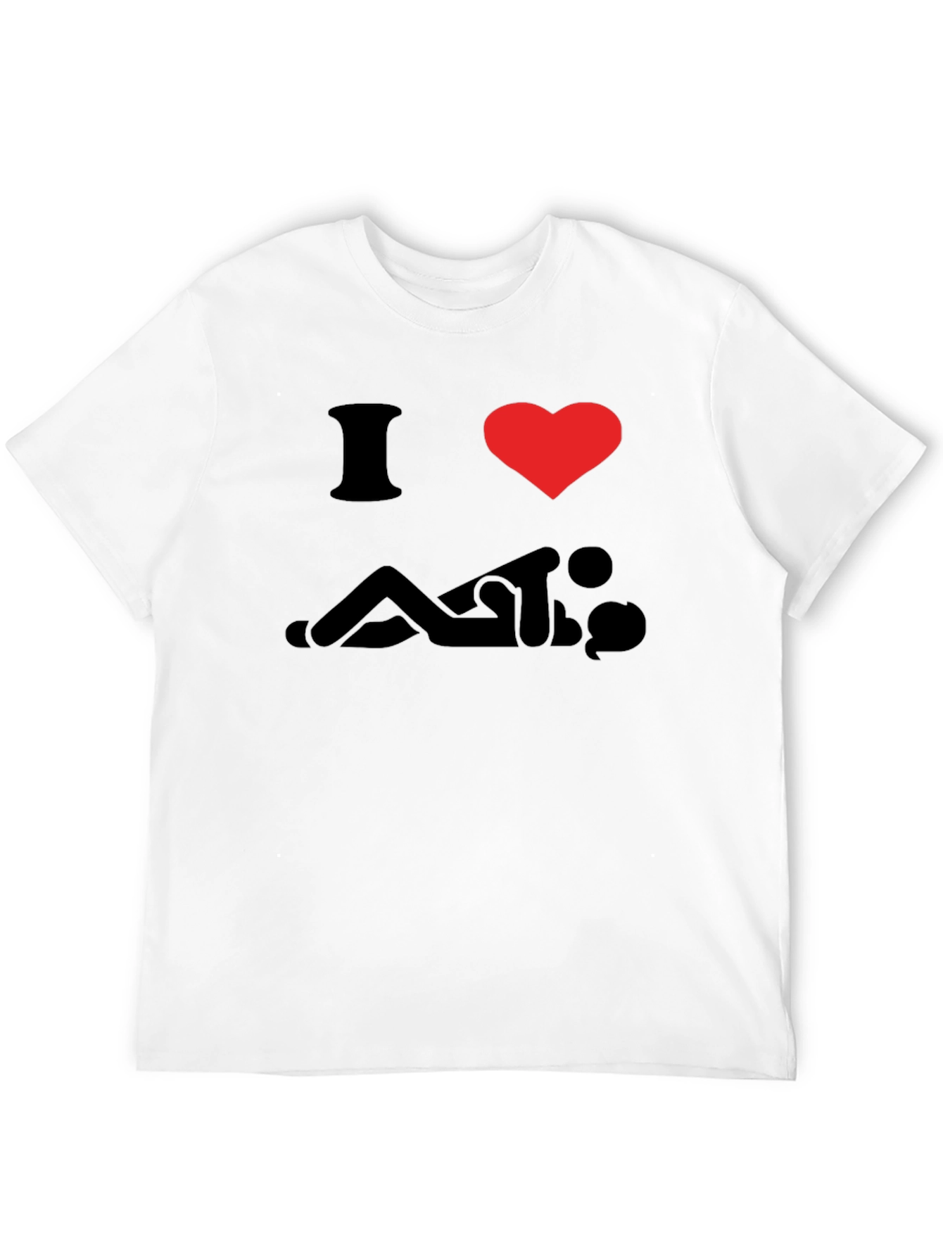 Black I Love Sex T-Shirt - Funny Graphic Tee view 12