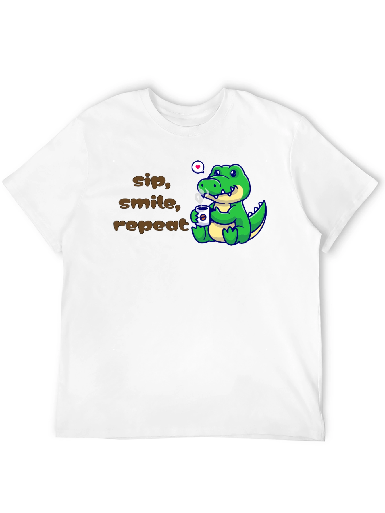 Black Sip, Smile, Repeat Alligator T-Shirt view 12