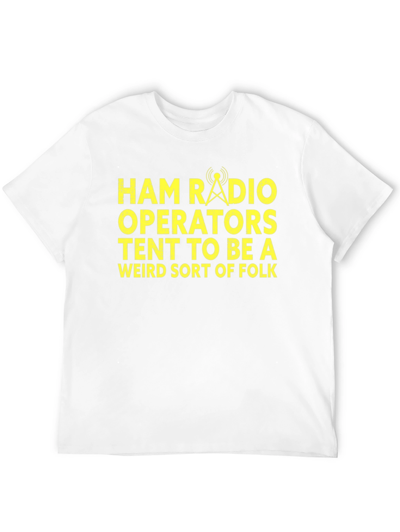 Black Ham Radio Operator T-Shirt - Weird Sort of Folk view 12