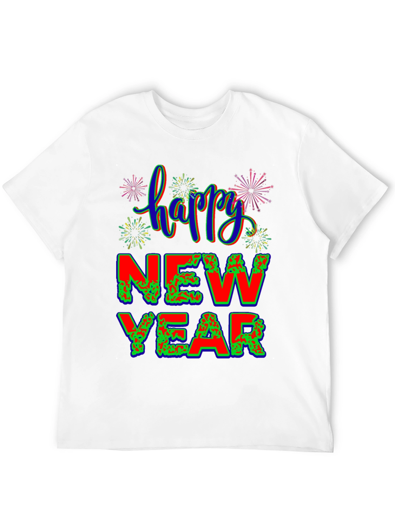 Black Happy New Year Graphic Tee view 12