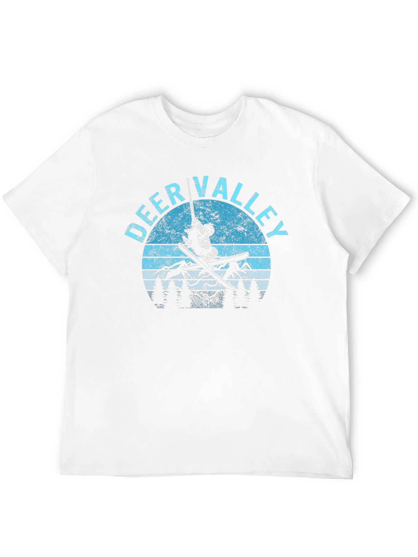 Black Deer Valley Retro Graphic Tee view 12