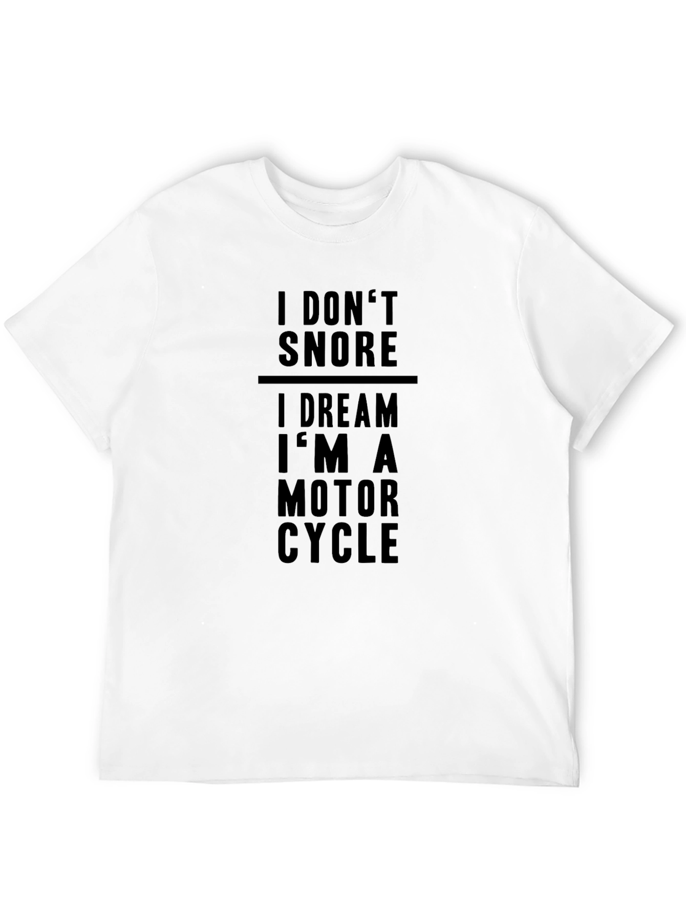 Black Motorcycle Dream T-Shirt - Funny Biker Tee view 12