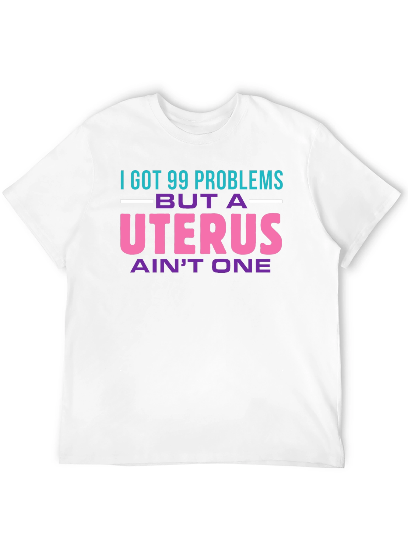 Black 99 Problems Uterus T-Shirt: Bold Statement Tee view 12