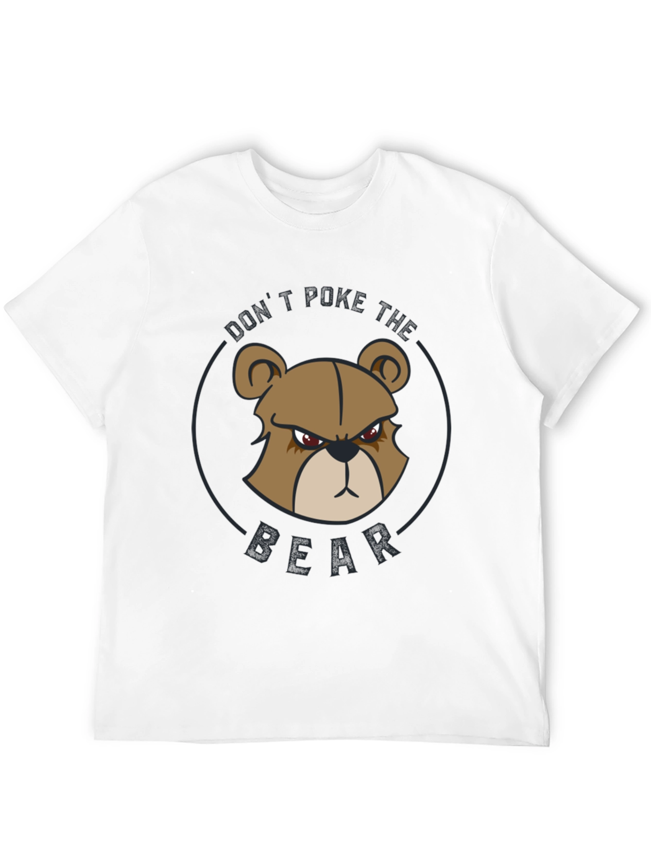 Black Don't Poke The Bear Graphic T-Shirt - Black view 12
