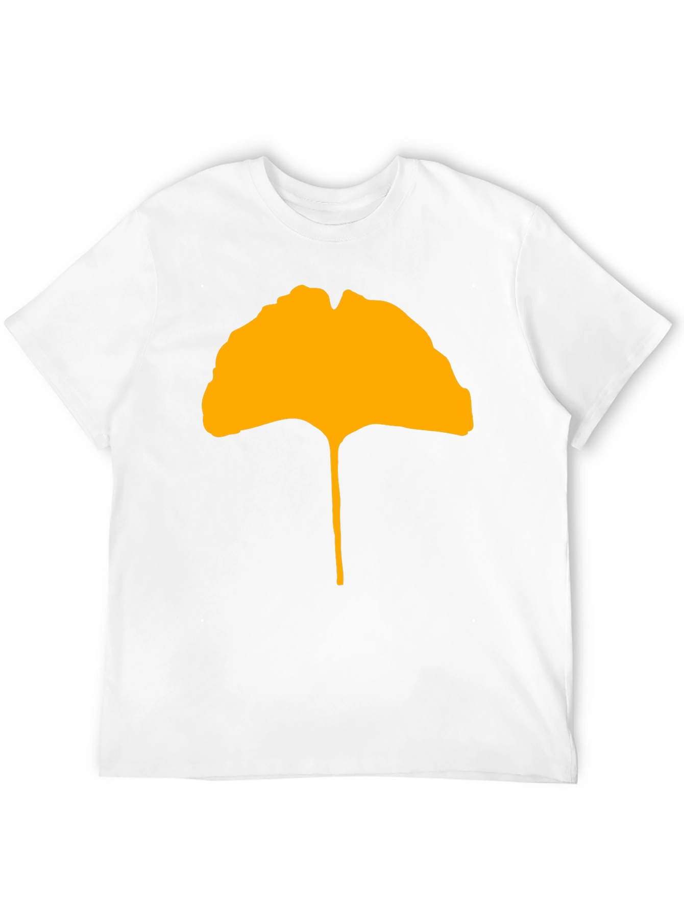 Black Ginkgo Leaf Graphic Tee - Stylish & Unique Design view 12