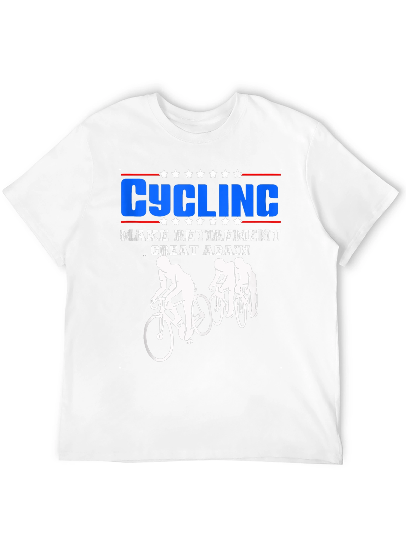Black Cycling Make Retirement Great Again T-Shirt view 12