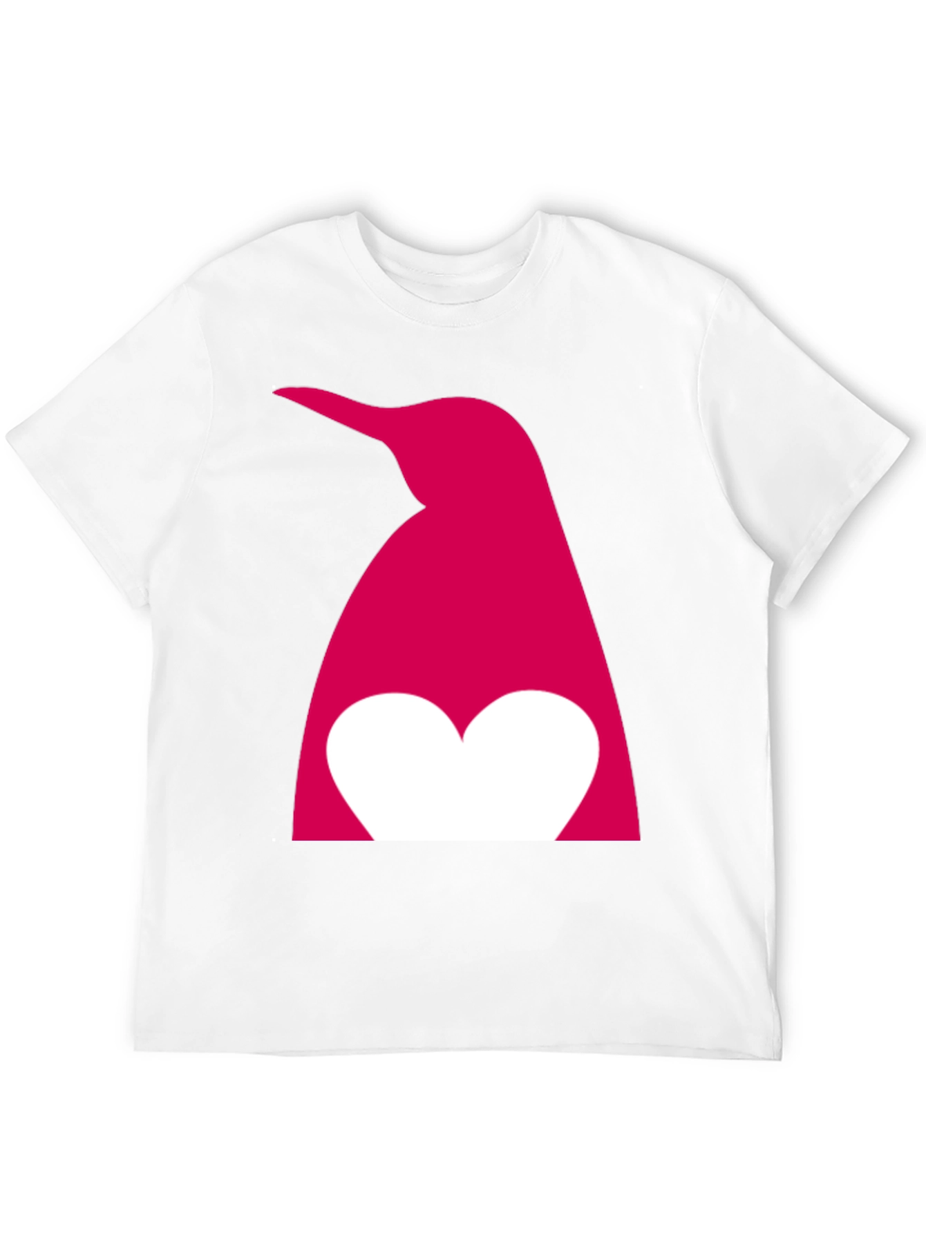 Black Penguin Heart Graphic T-Shirt - Black view 12