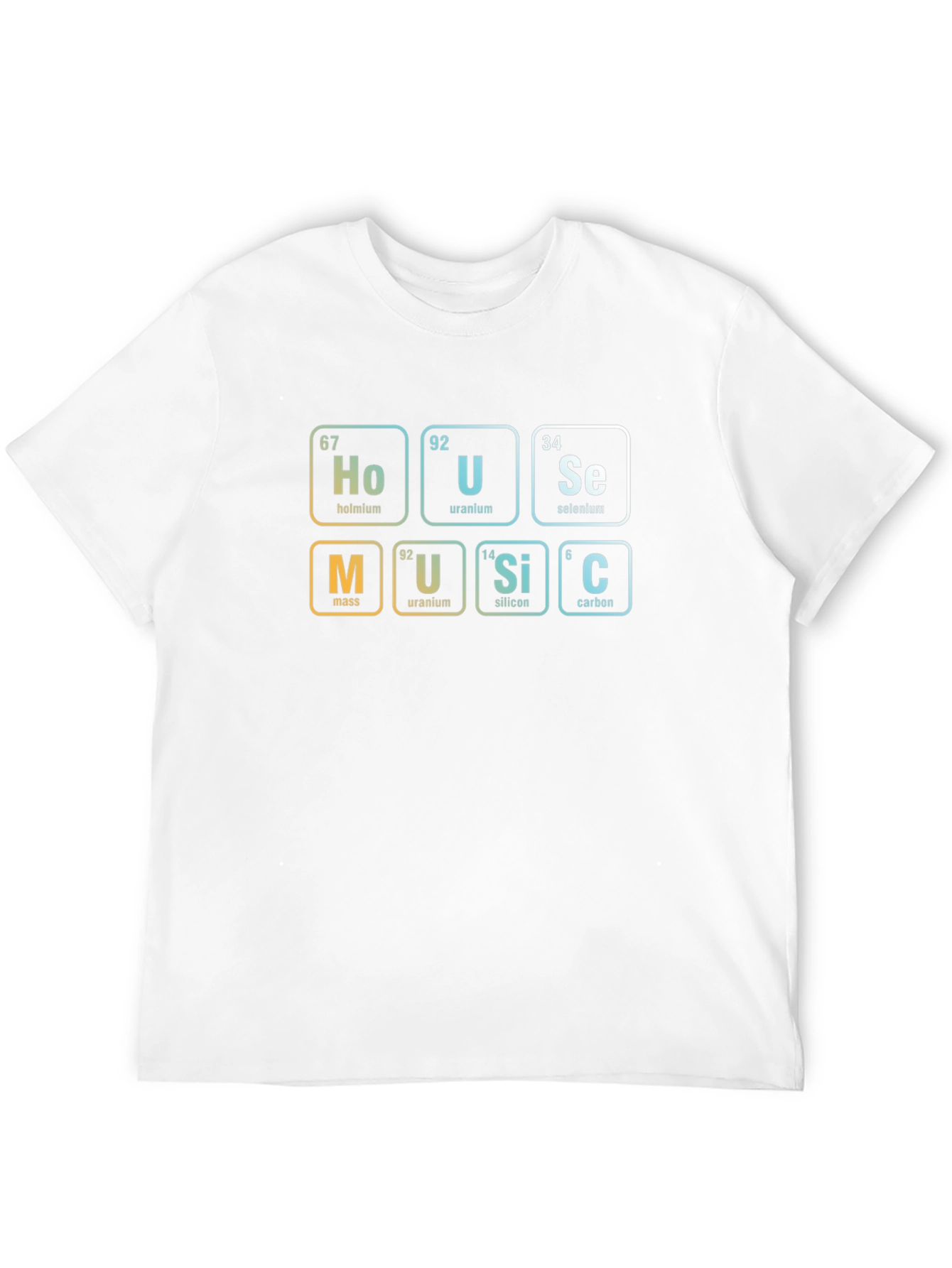 Black Periodic Table of Music T-Shirt view 12