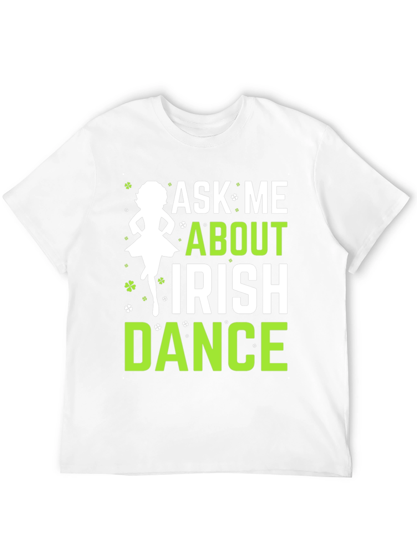 Black Ask Me About Irish Dance Black Graphic Tee view 12