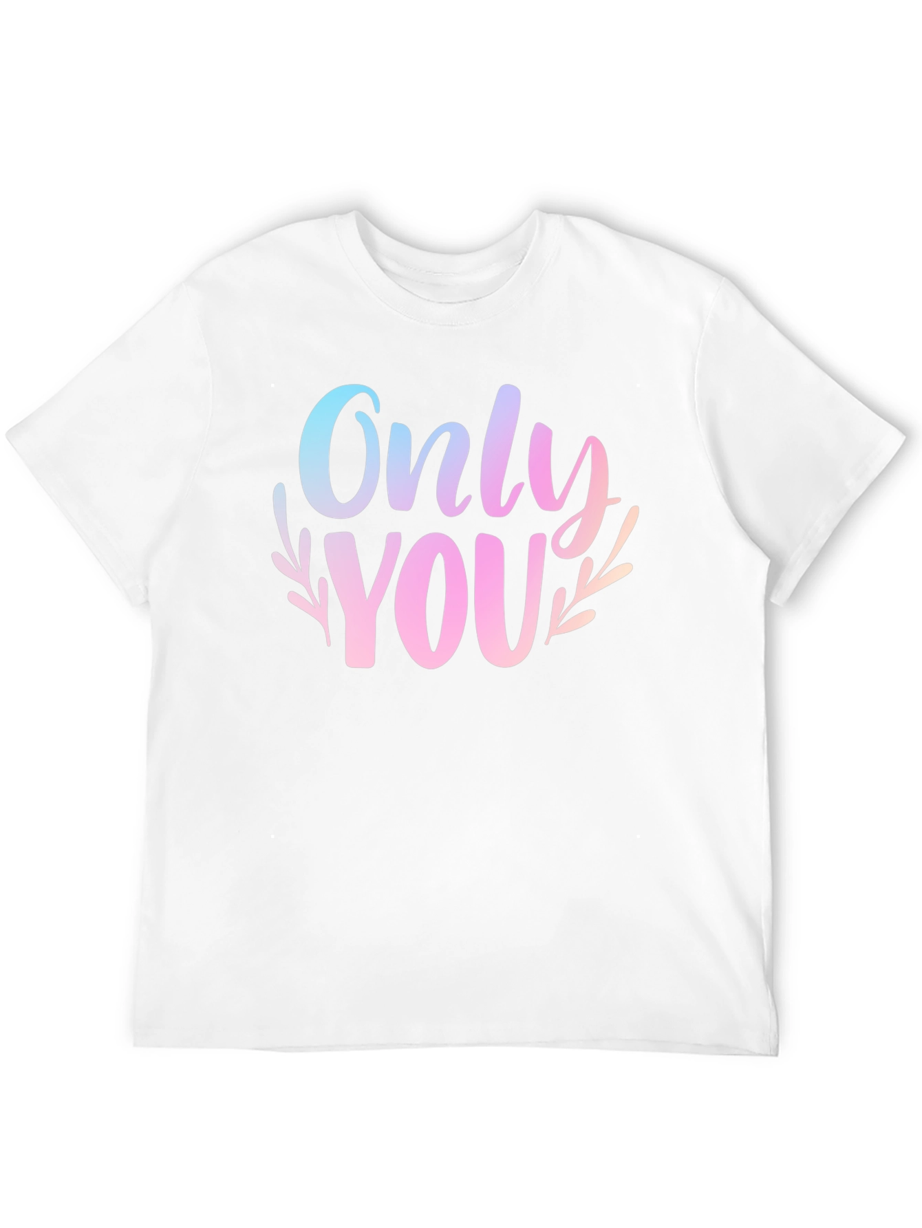 Black Only You Graphic Print Black T-Shirt view 12
