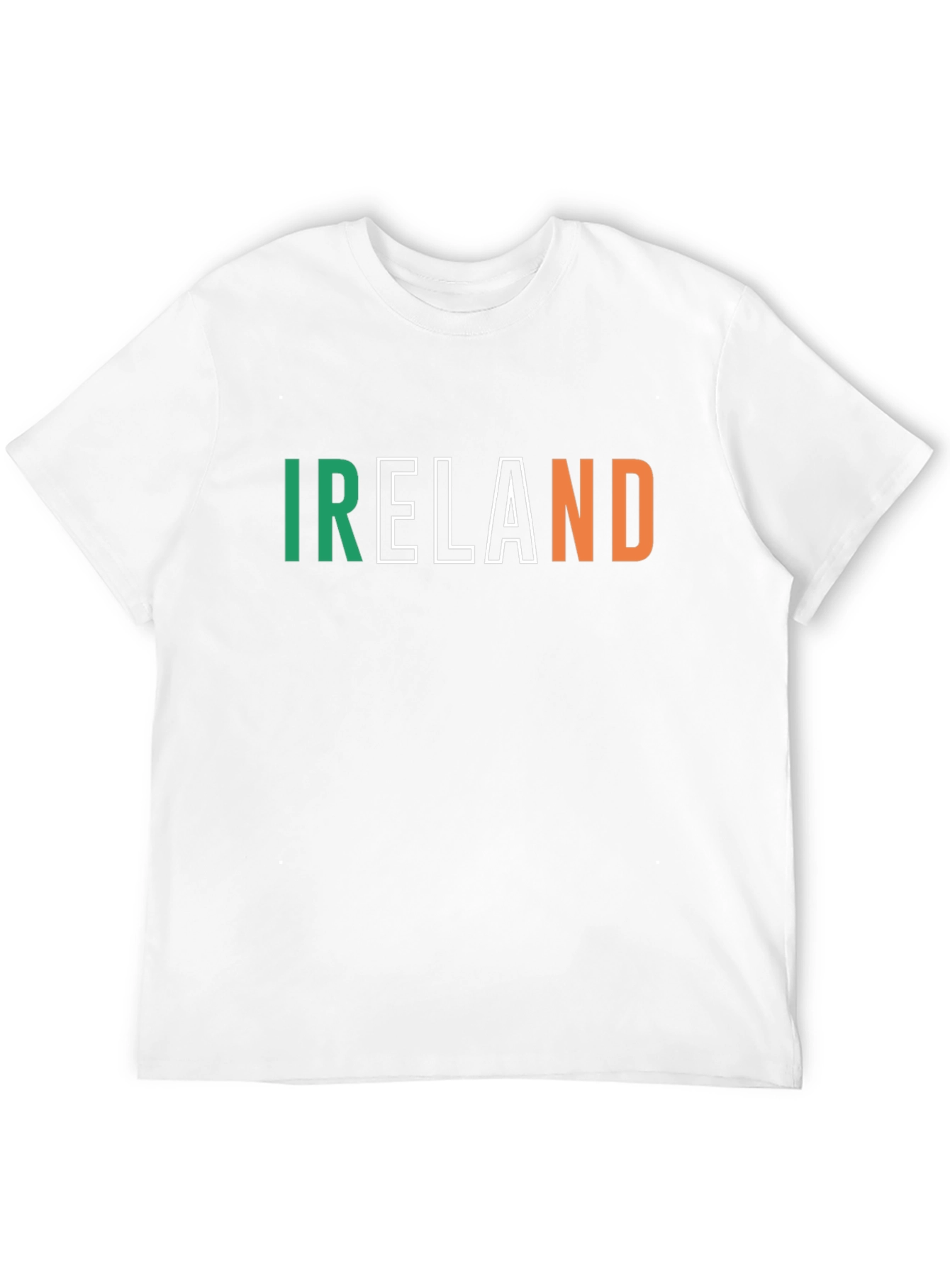 Black Ireland Flag Colors T-Shirt view 12