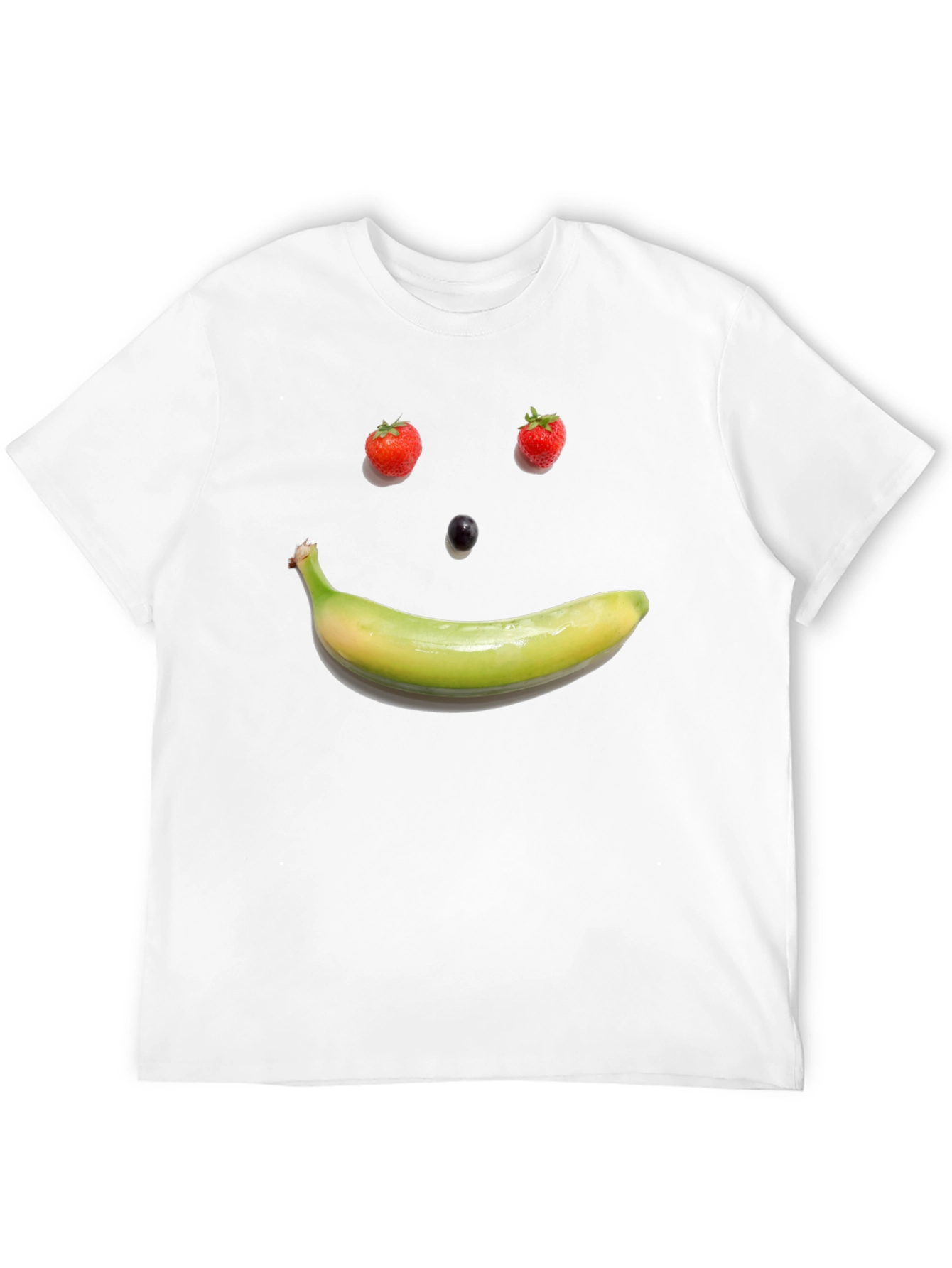 Fruit Face Graphic Tee - Black Cotton T-Shirt - 12