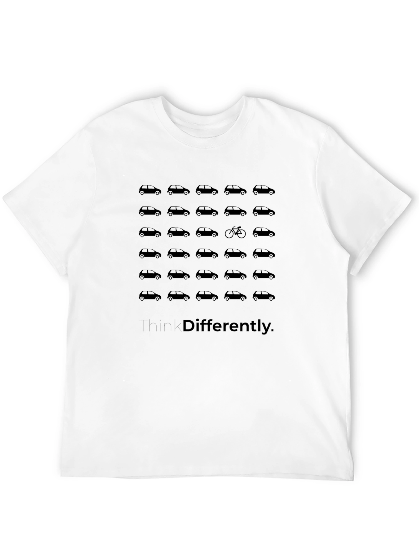 Black Think Differently Graphic T-Shirt view 12