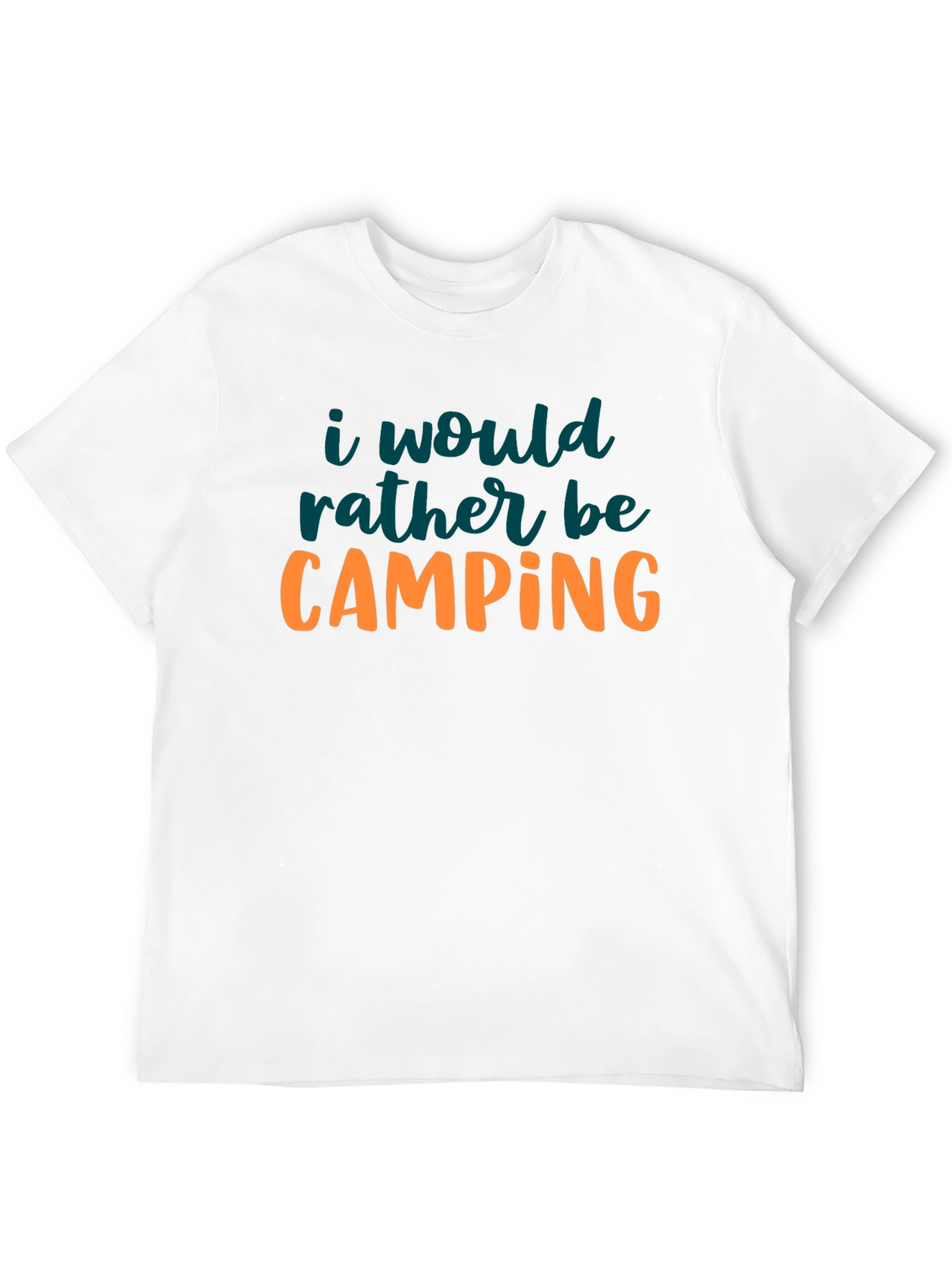 Black Camping Graphic Tee - Black Crew Neck view 12
