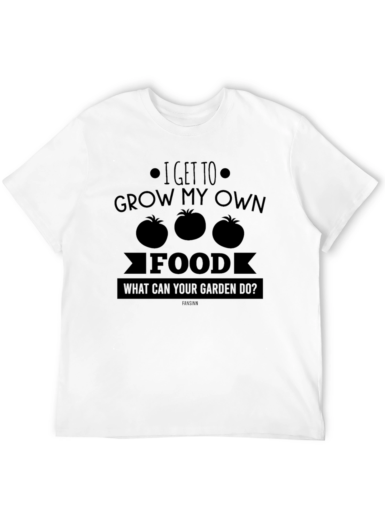 Black Grow Your Own Food Graphic Tee view 12