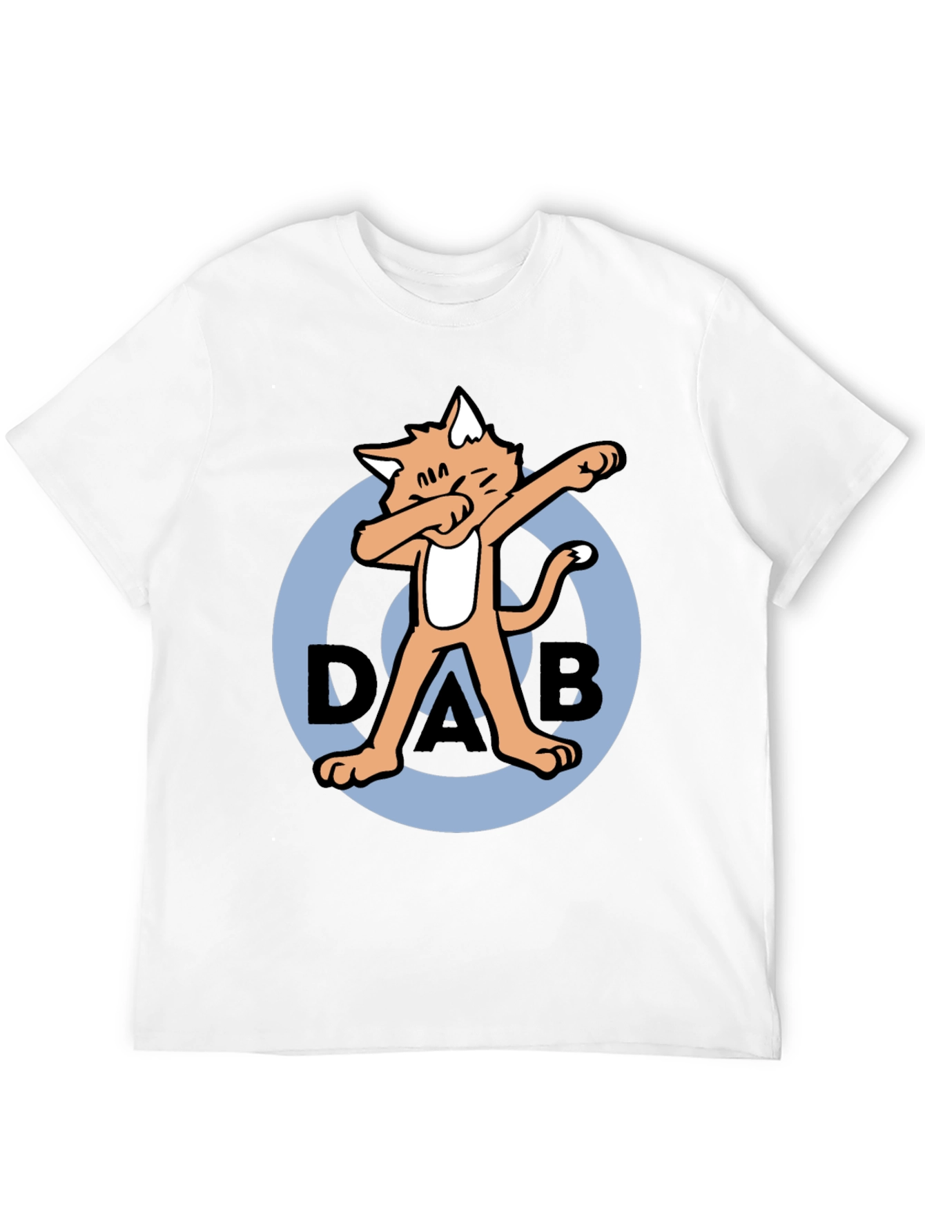 Black Dabbing Cat T-Shirt - Cool & Unique view 12