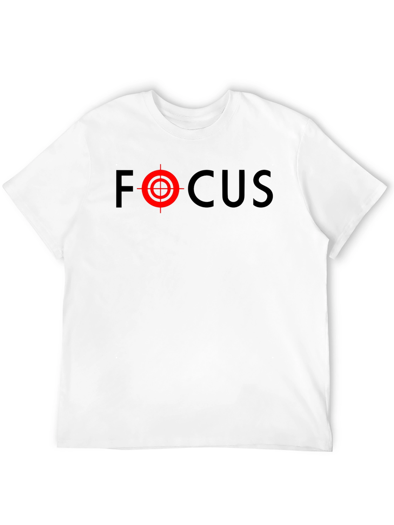 Black Focus T-Shirt - Black with Target Design view 12