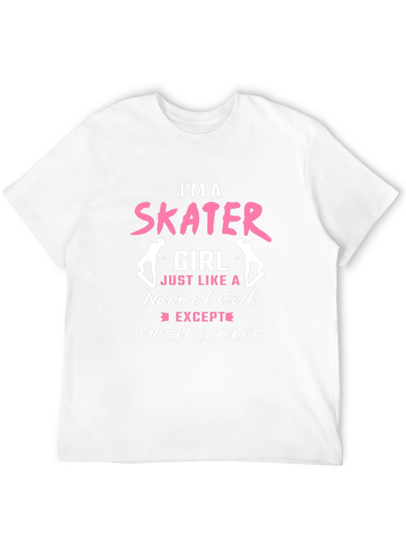 Black Skater Girl T-Shirt - Cool Graphic Tee view 12