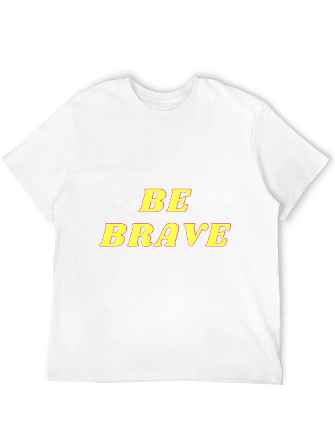 Black Be Brave Graphic Tee - Mens Black T-Shirt view 12