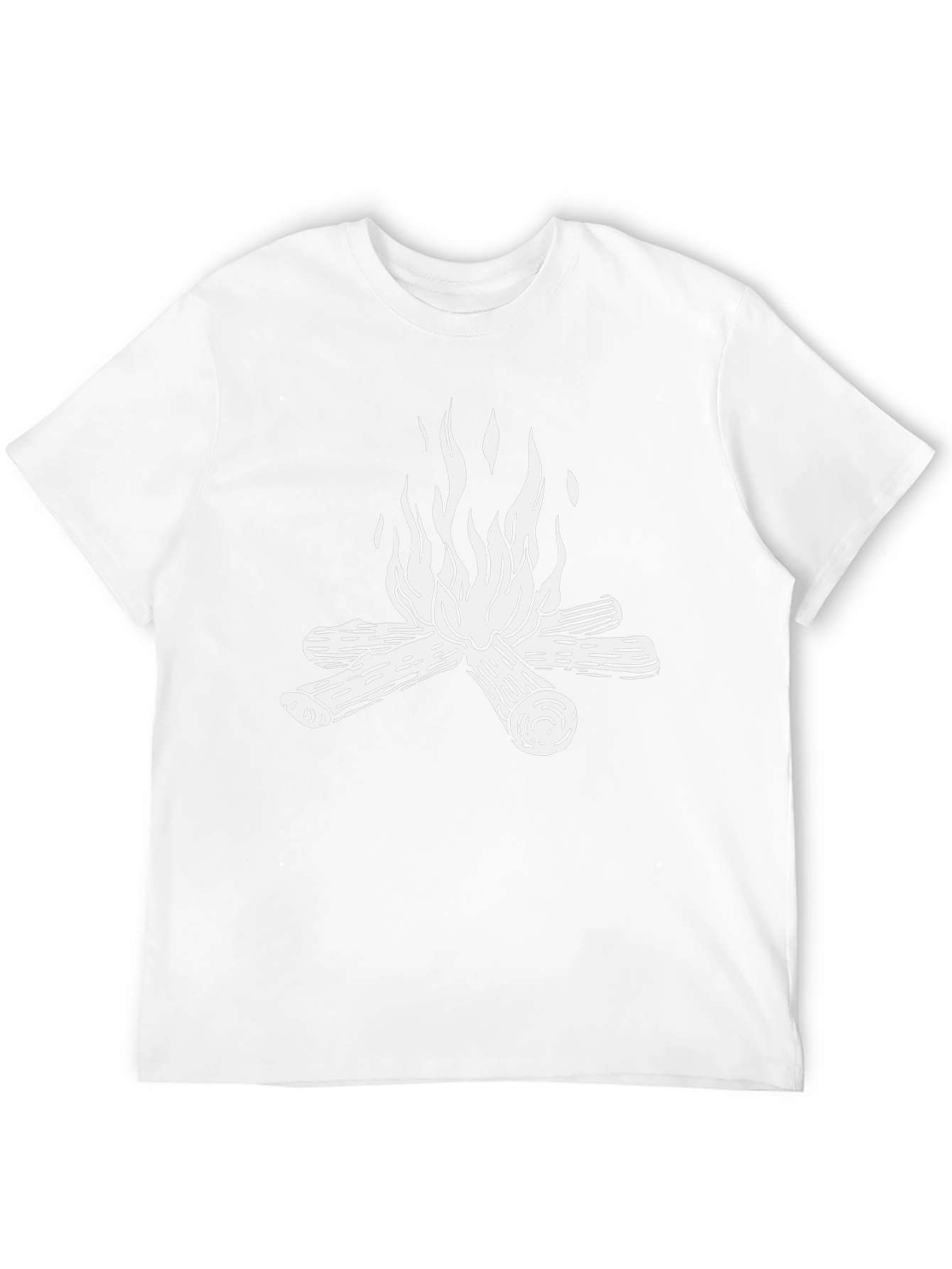 Black Campfire Graphic Tee - Cozy Nights, Outdoors view 12