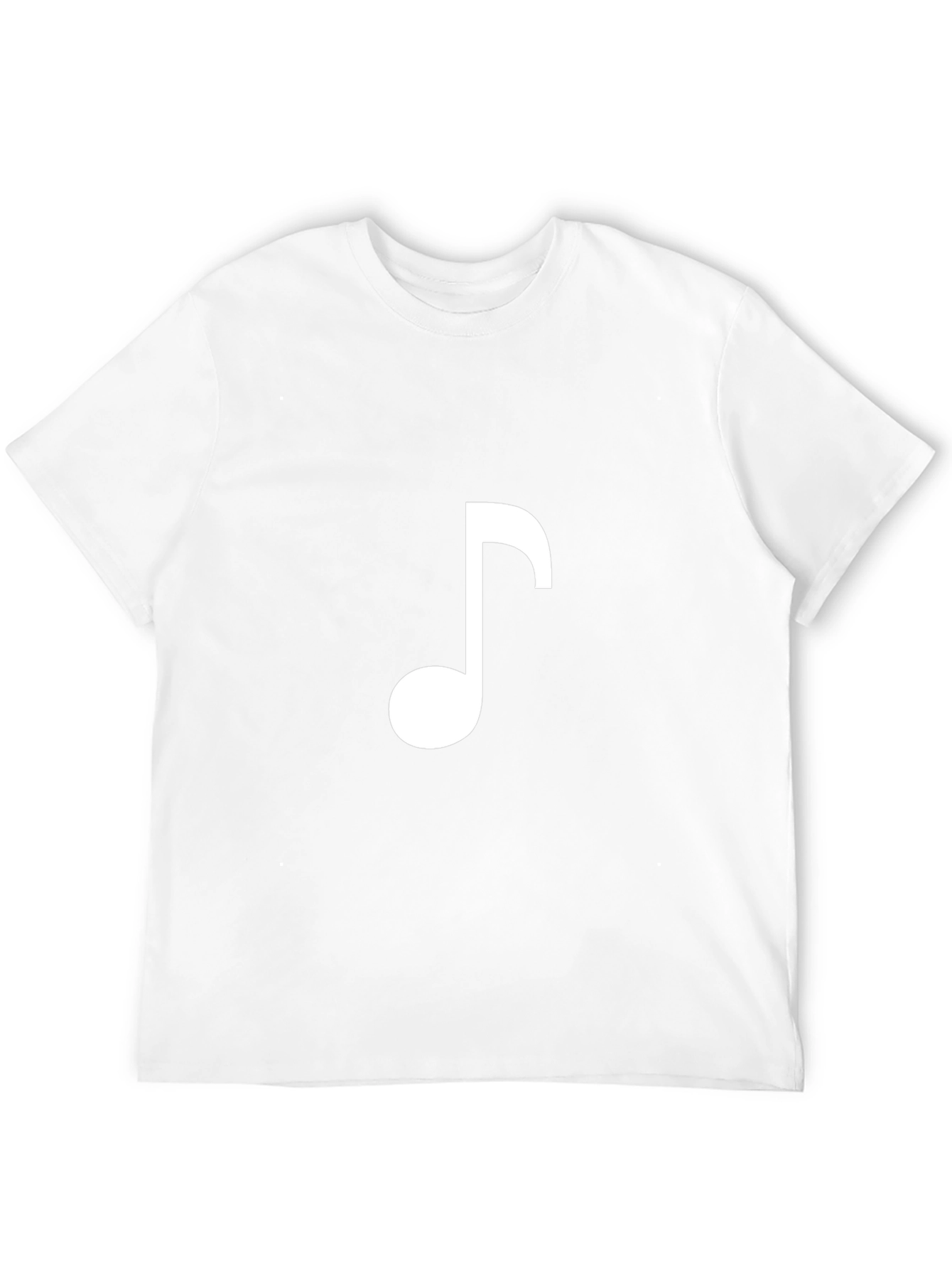 Black Music Note Black T-Shirt view 12