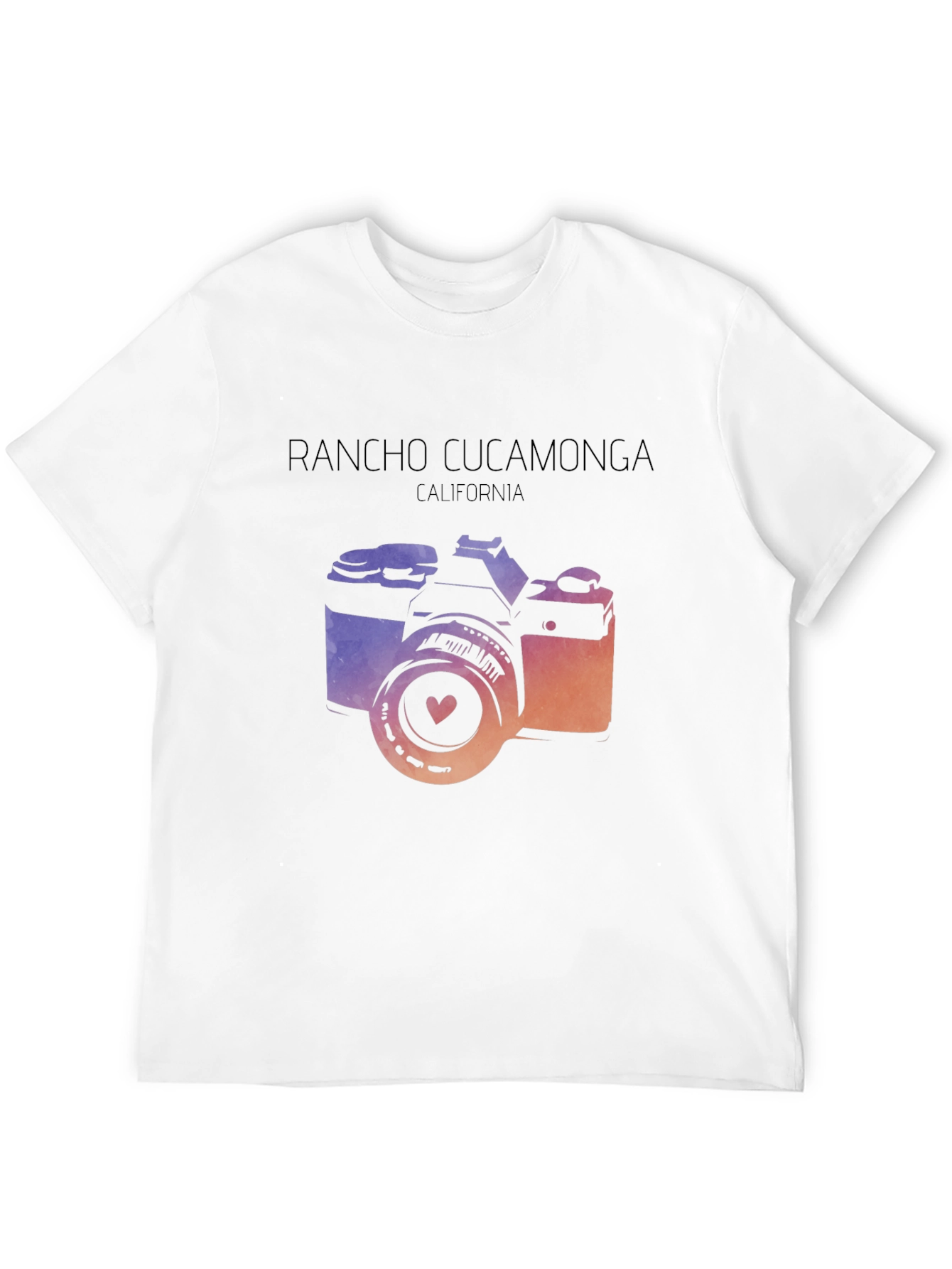 Black Rancho Cucamonga Camera Graphic Tee view 12