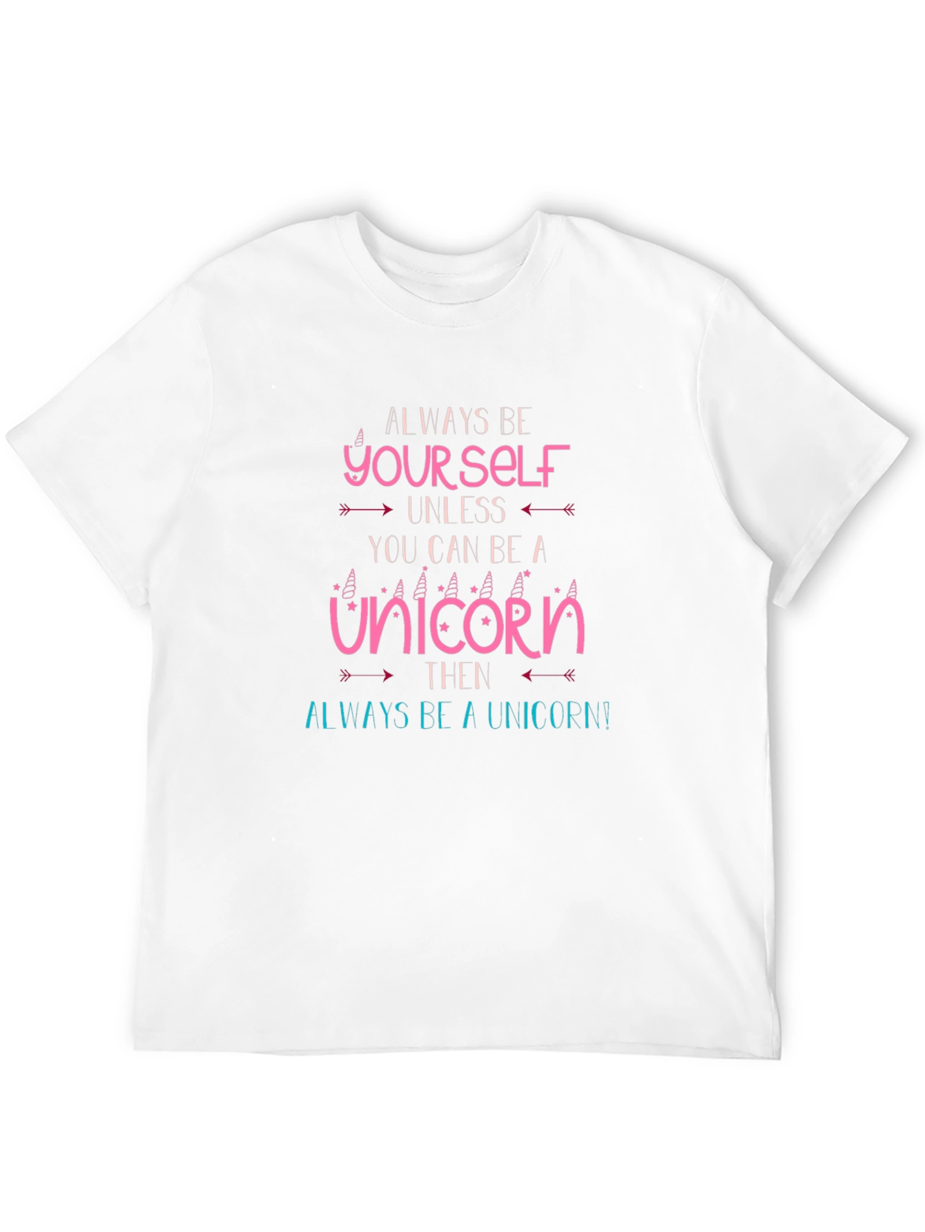 Black Always Be Yourself Unless Unicorn T-Shirt view 12